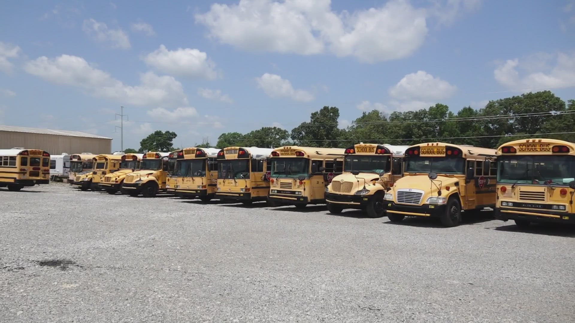 School leaders said they are looking to fill up to ten bus driver positions.