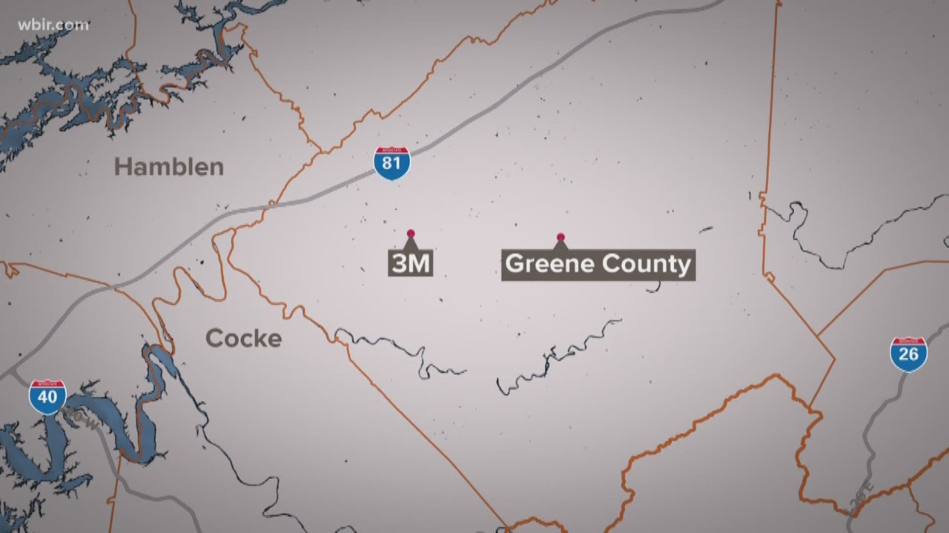 The Greene County Emergency Management Agency says a man working for a contractor fell between 20 to 30 feet through the roof.