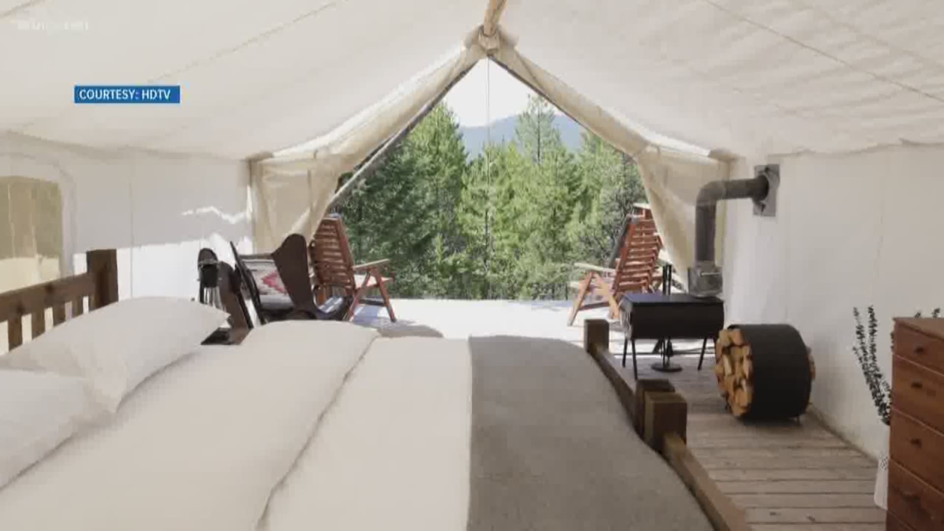 Dave Jones from the Tennessee department of tourist development shares where to go glamping if you aren't into the outdoors but still want to try camping.