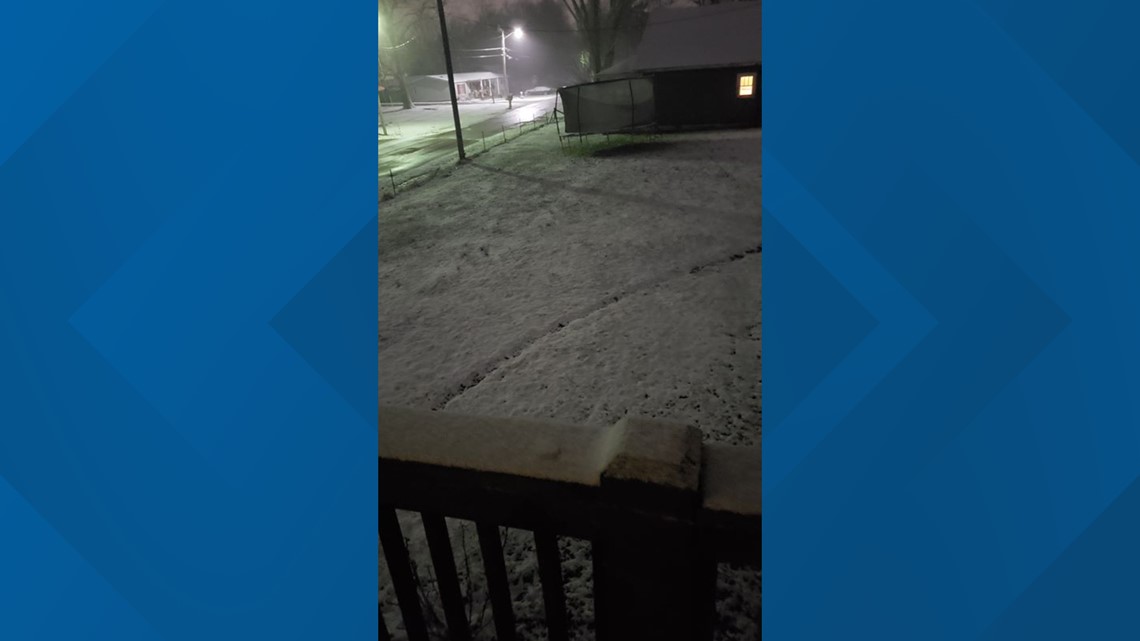 Photo: December snow in East Tennessee | wbir.com