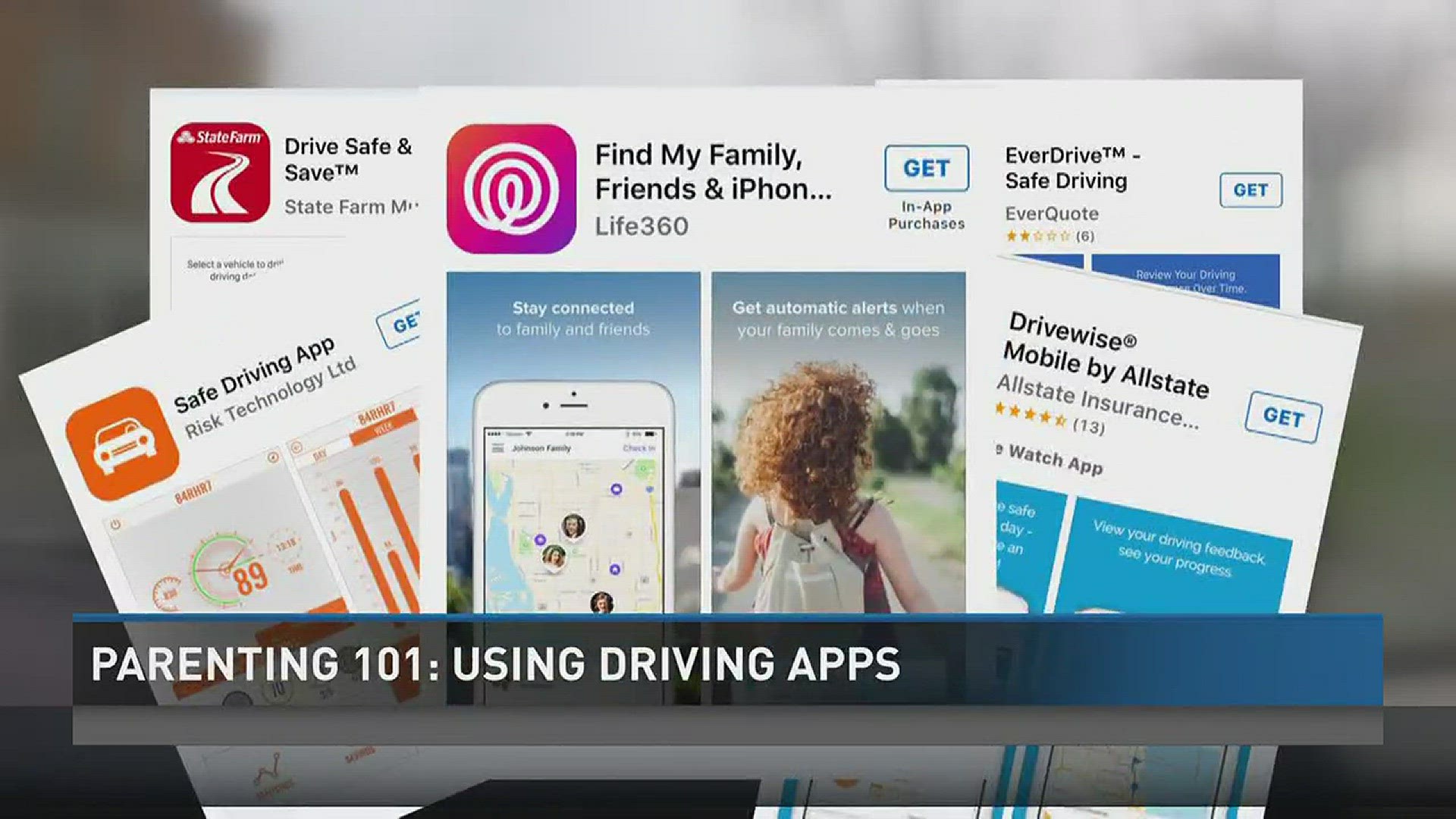 April 11, 2017: Sweet 16 means four wheel freedom for teens, but overdrive anxiety for parents. In this Parenting 101, we look at driving apps that monitor teens on the roadway.