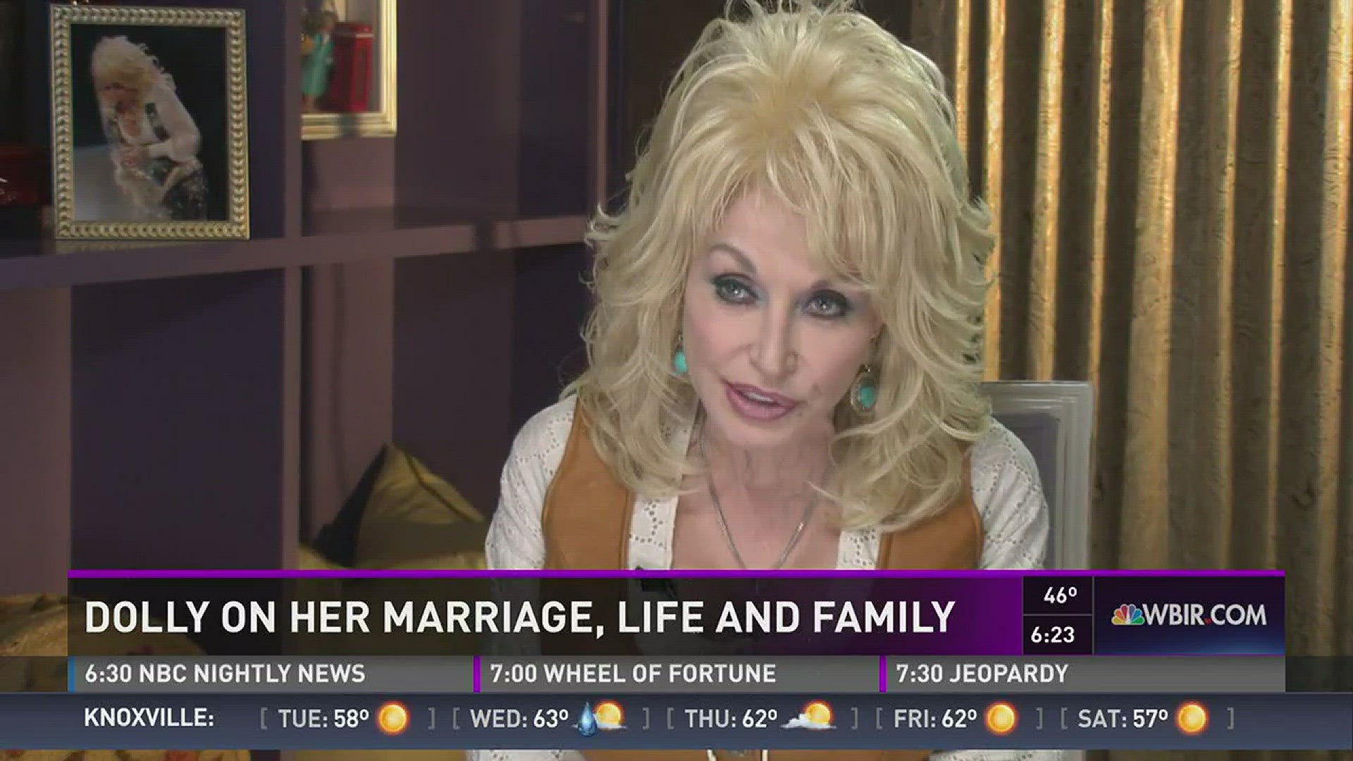 Nov. 21, 2016: Dolly Parton will be back in East Tennessee for the premier of her new movie "Christmas of Many Colors" at Dollywood. The country superstar talks with 10News about life and her continued success.