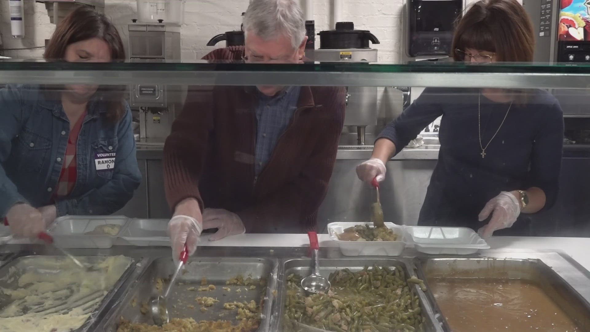 KARM opens its doors on Thanksgiving to serve a warm meal for people in need.