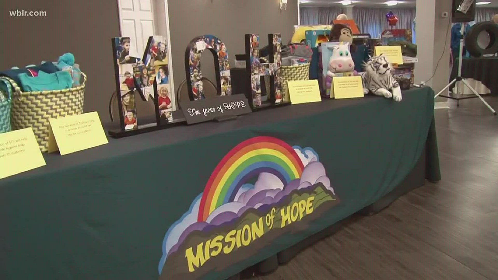 Nov. 2, 2017: The Mission of Hope kicked off its winter fundraising drive for the Christmas season.