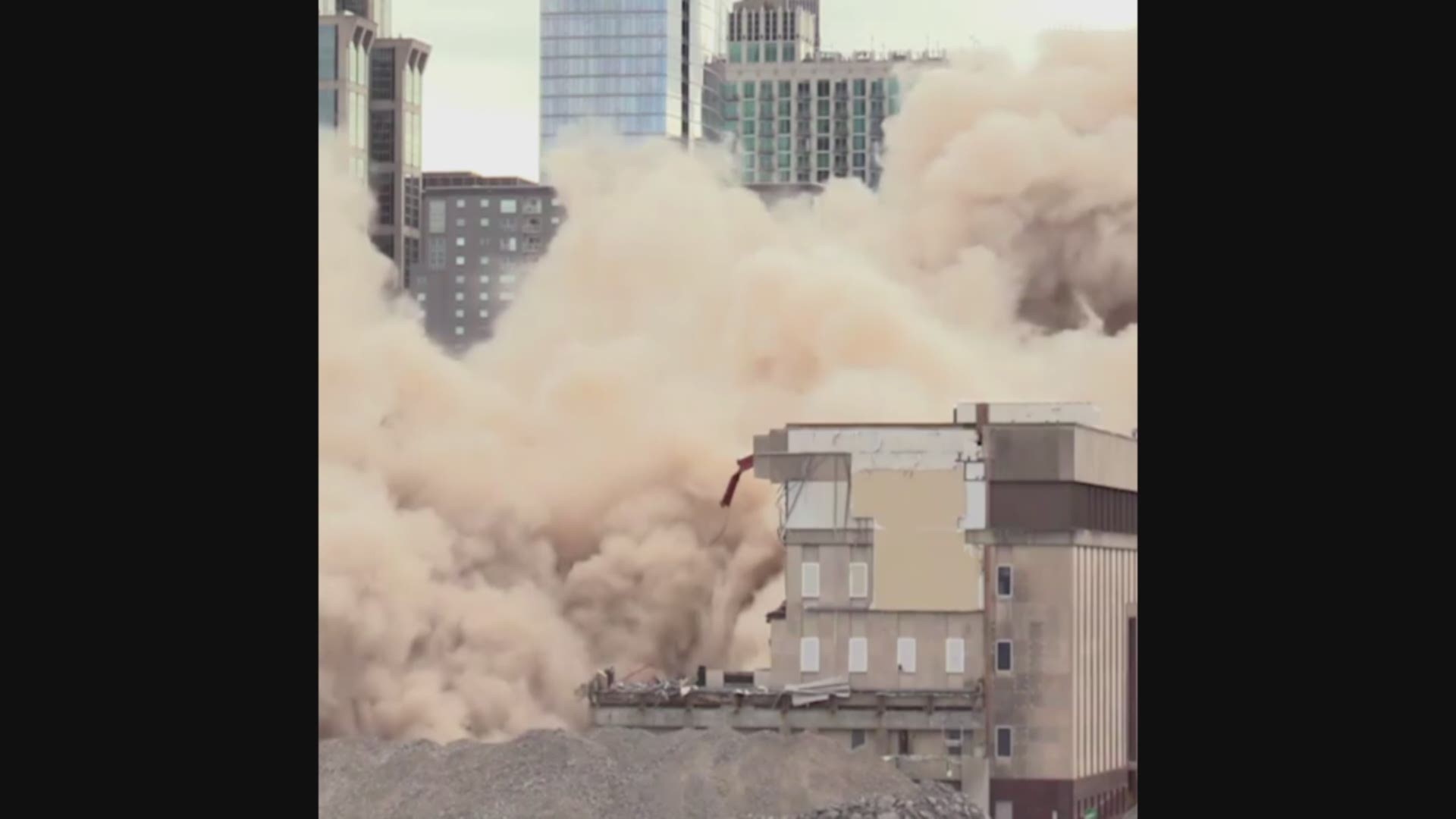 A historic building in Downtown Nashville is imploded.