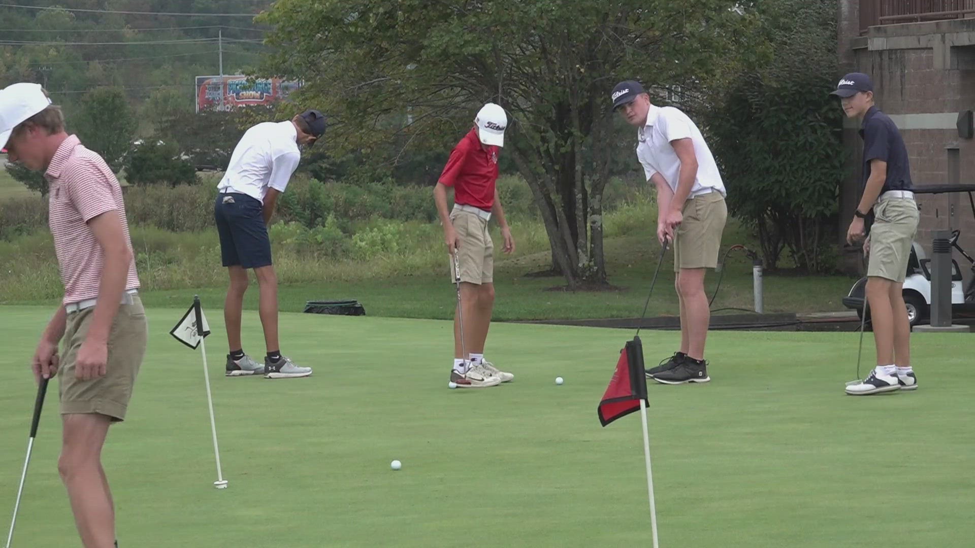 The golf team at First Baptist Academy was without all three of its coaches during its regional tournament.