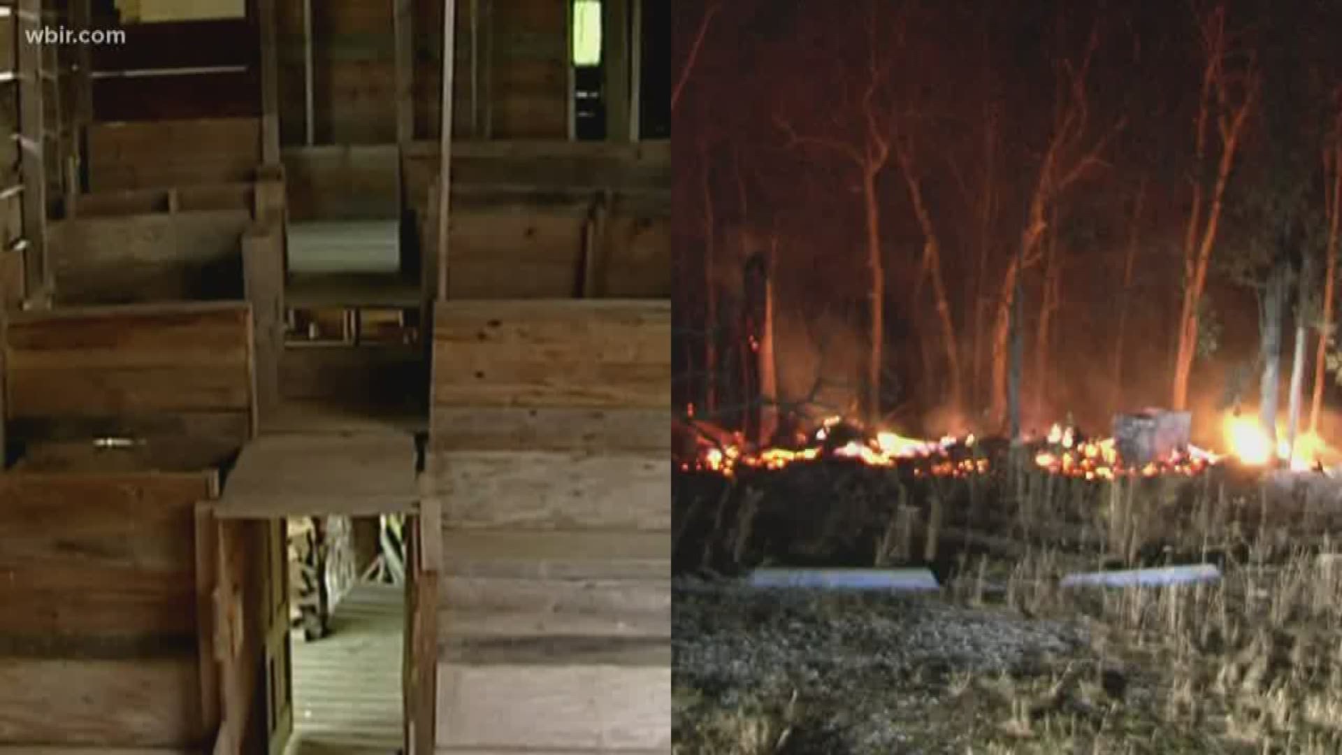 It took the better part of a decade to build. It was tragically destroyed in mere minutes. Cumberland County Fire crews say the Minister's Treehouse burned down.