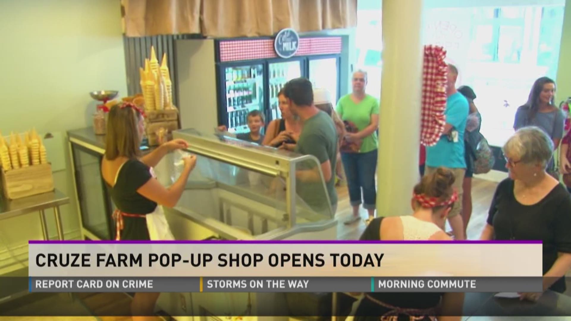 May 18, 2017: Cruze Farm's summer pop-up shop is opening on Gay Street.