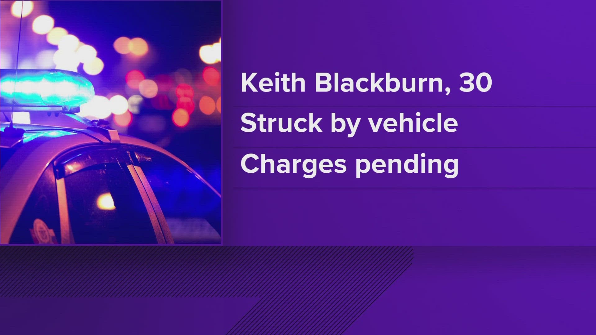 According to the Tennessee Highway Patrol, Keith Blackburn, 30, died in the crash on Friday.