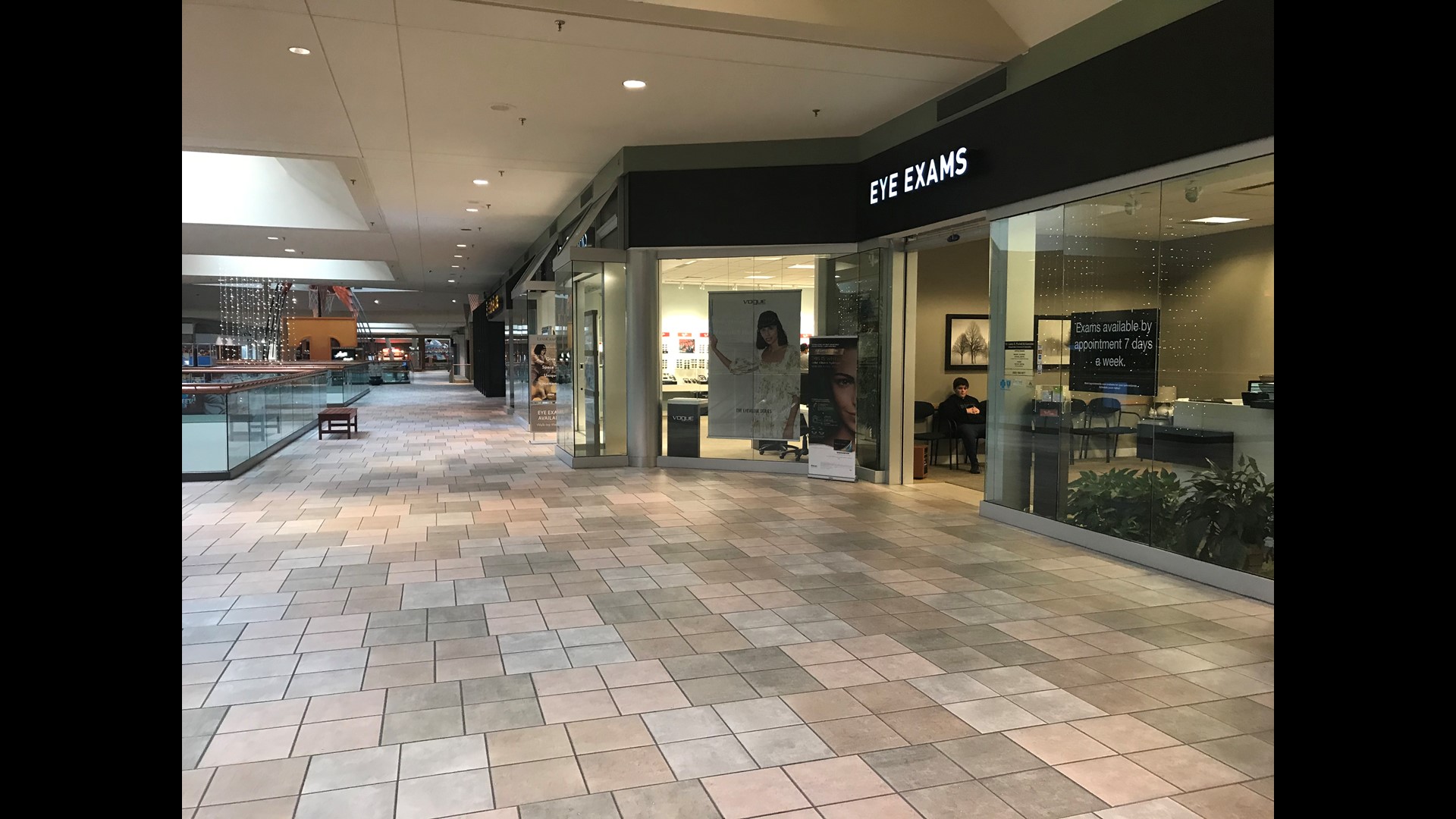 Quiet and empty What Knoxville Center Mall looks like now