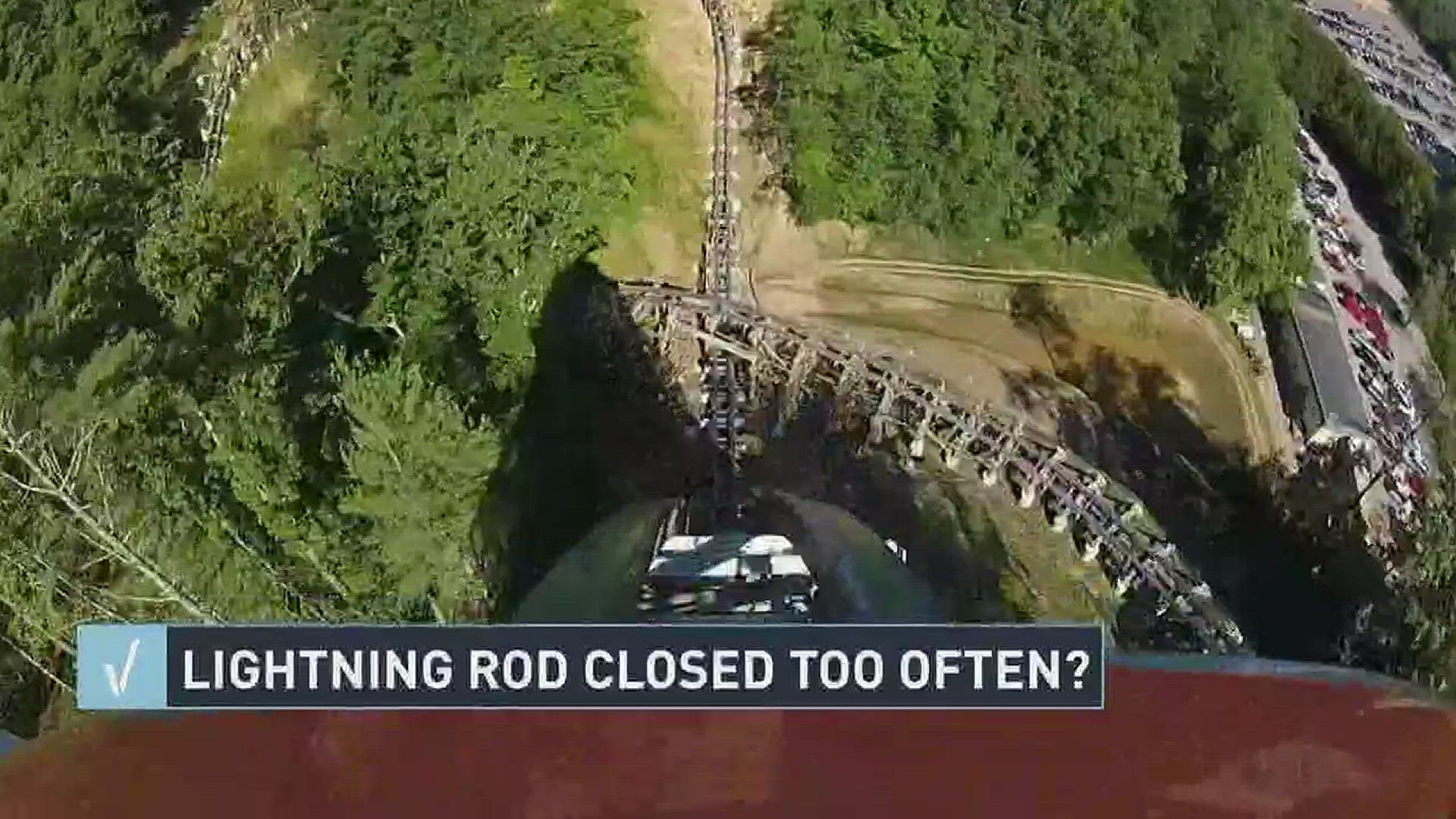 Viewers wanted to know, Is Dollywood's Lightning Rod rollercoaster closed more often than it's open? Reporter Madison Wade looked into the question.