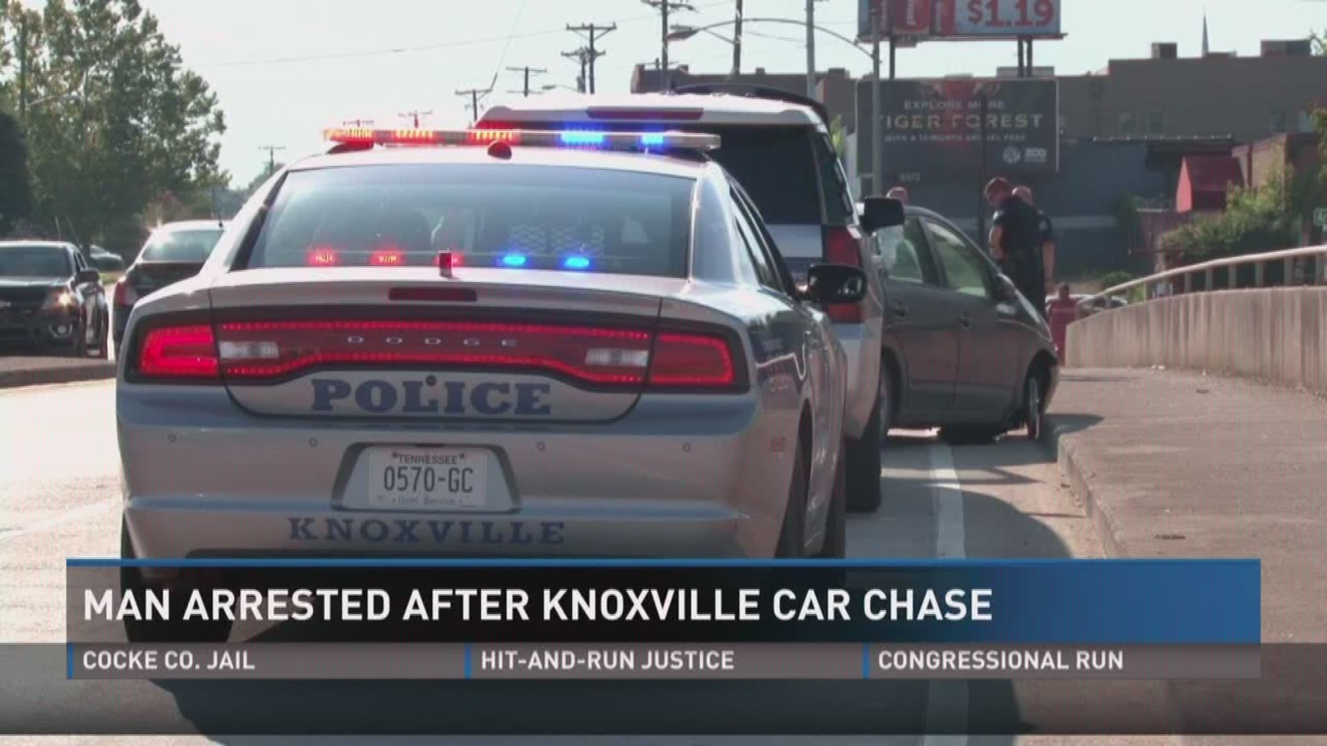 Aug. 2, 2017: Police arrested a man wanted for questioning in a homicide case after he lead officers on a 30-minute chase.