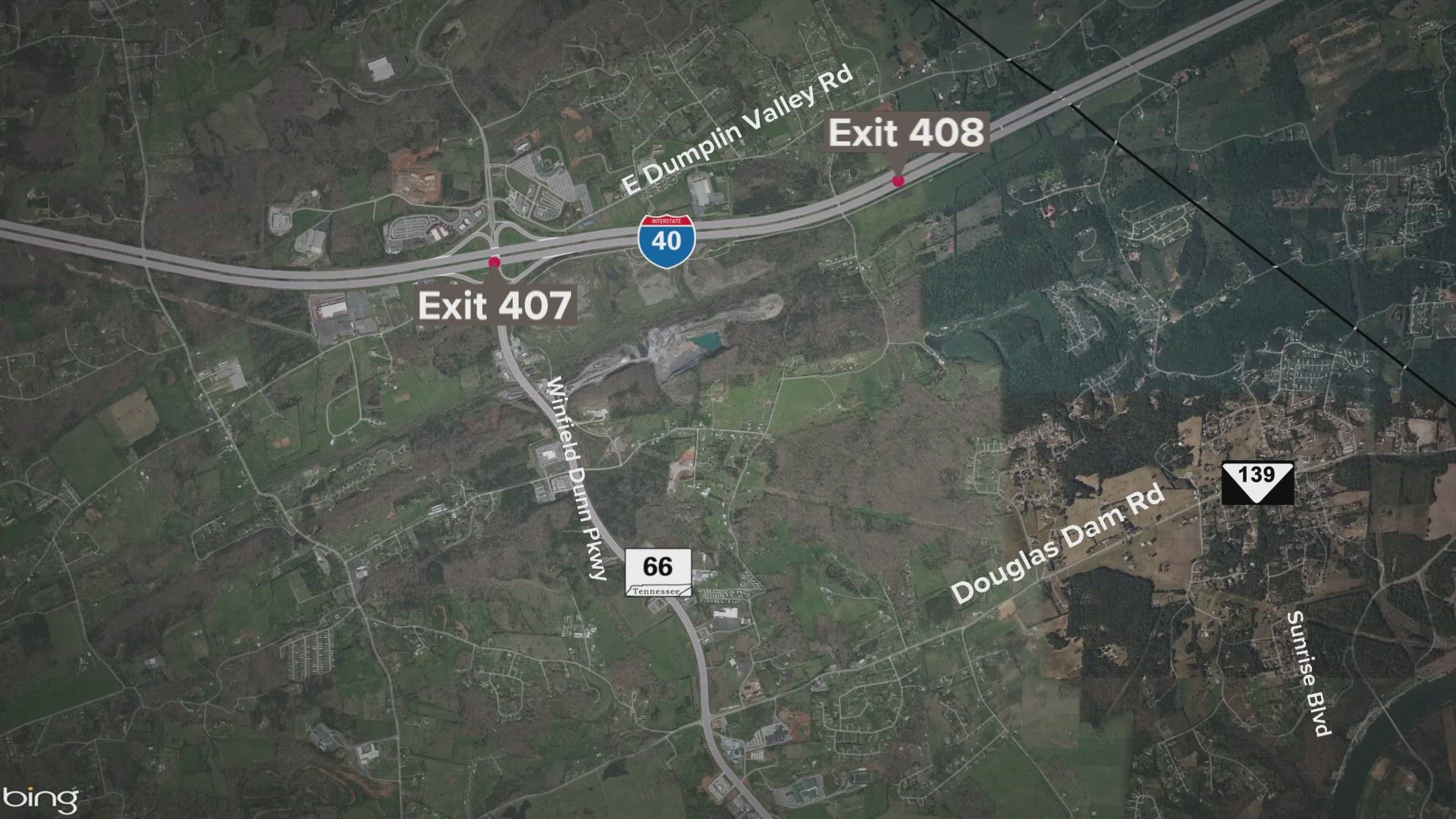 Exit 408 would be located one mile east of Exit 407, and leaders hope it would ease some traffic caused by a new Sevier County Buc-ee's.