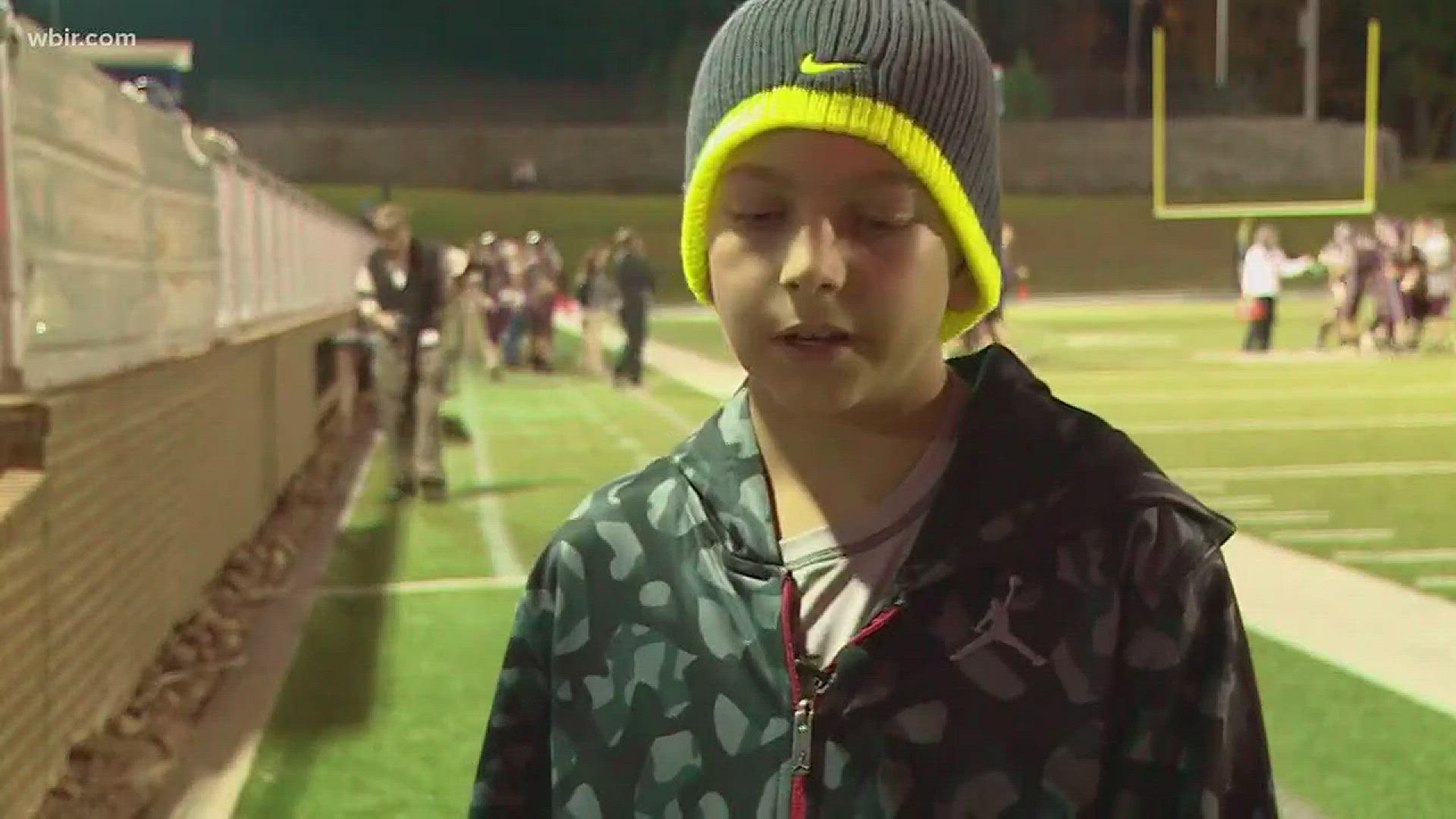 The Care 260 Program hosted football games benefiting a boy with cancer.