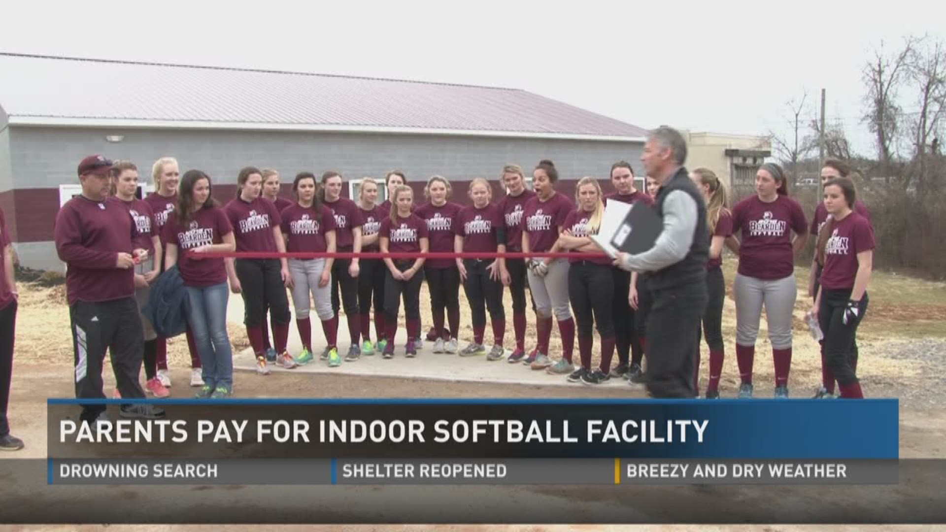 Parents of softball players in Bearden are forced to fit the bill for a new facility