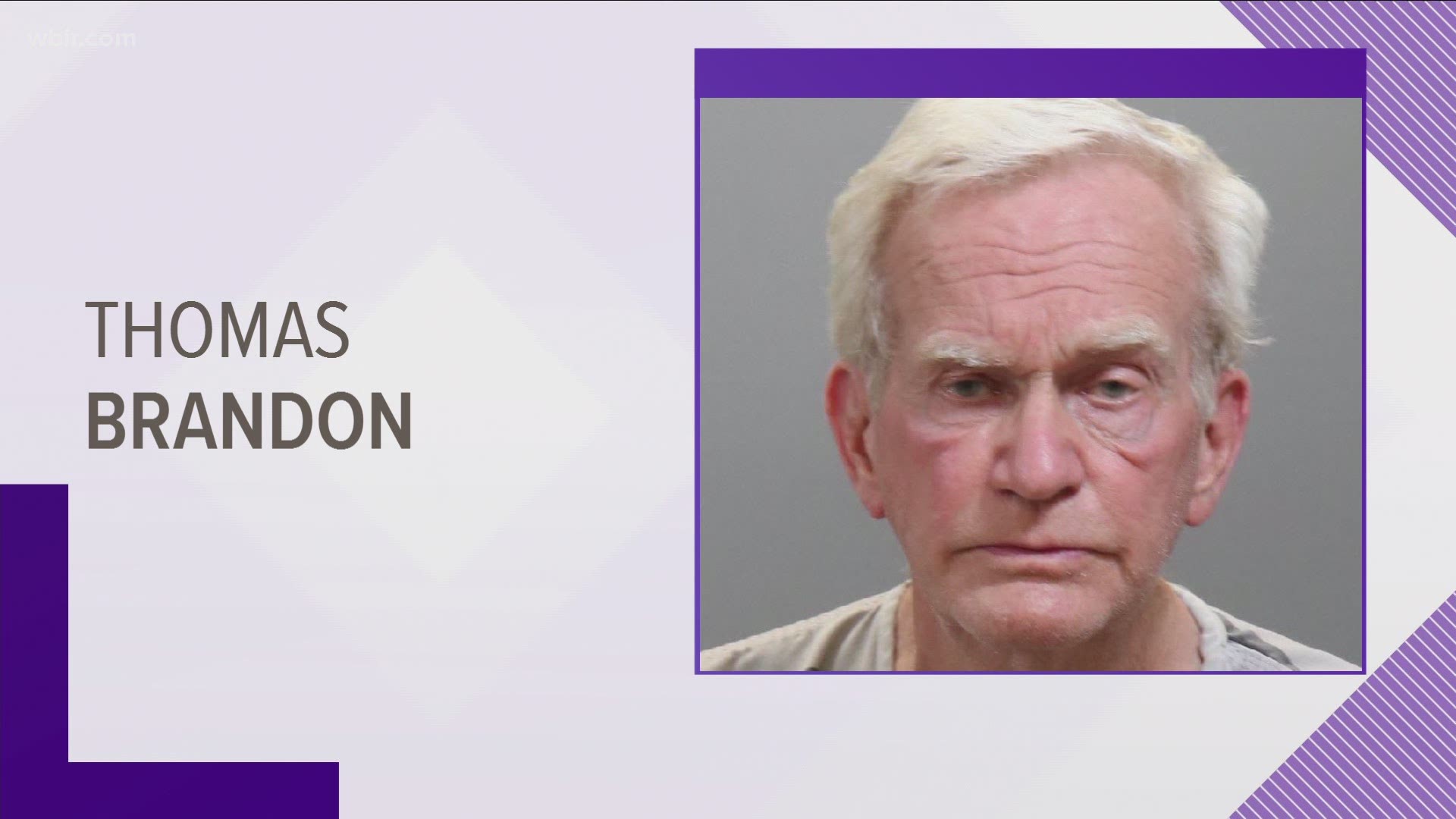 Court records show Thomas Brandon told deputies he followed and blocked a woman's car because she cut him off Friday afternoon.