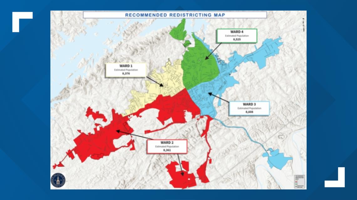 Due to new election changes, city leaders said they want to have similar populations in each ward.