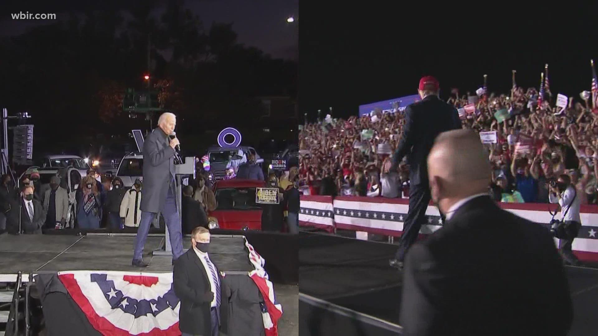 As voters head to the polls, President Donald Trump and former Vice President Joe Biden are making their final pitch to voters.
