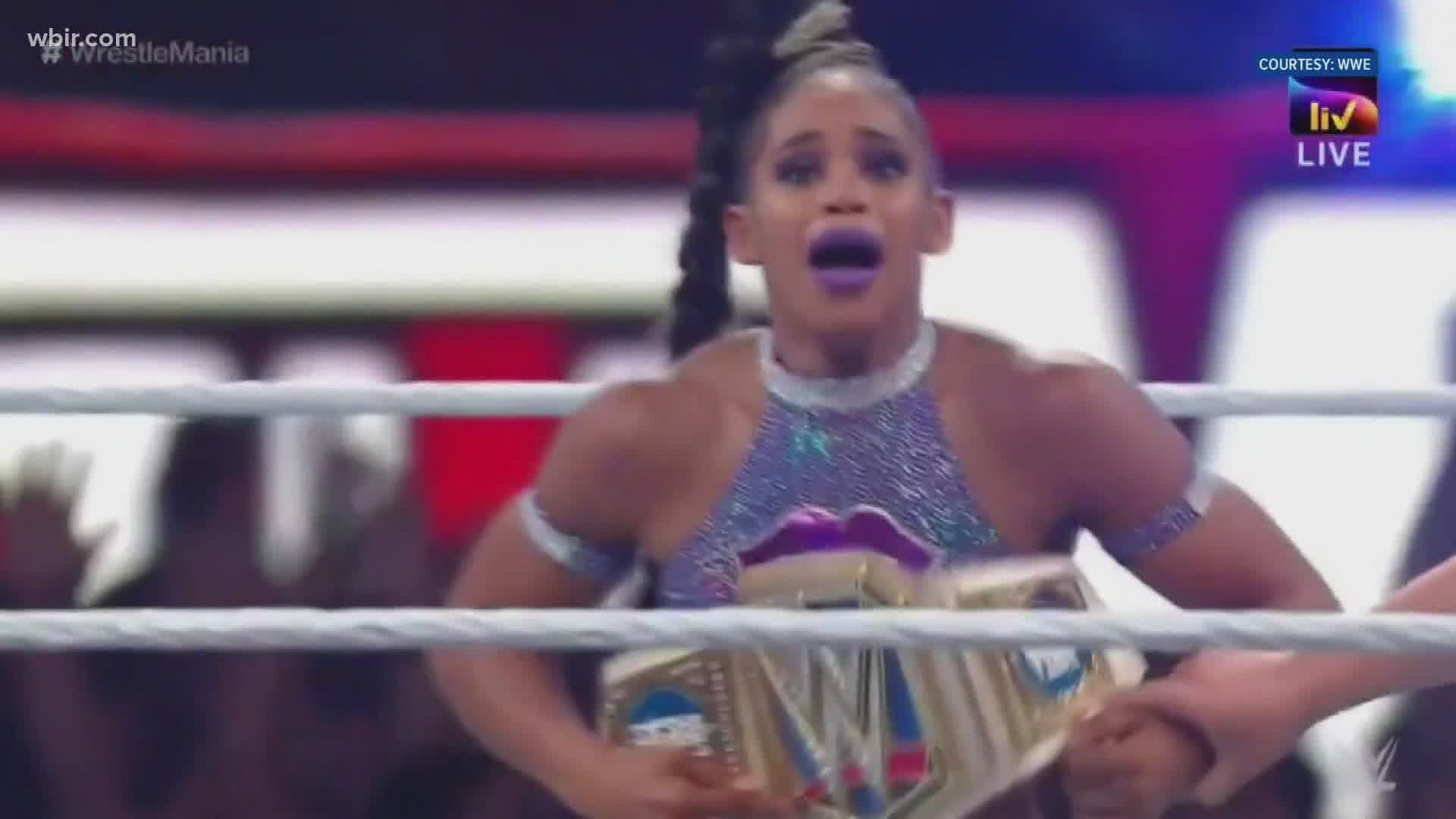 The current Smackdown Women's Champion has two of the four nominations for best WWE moment.
