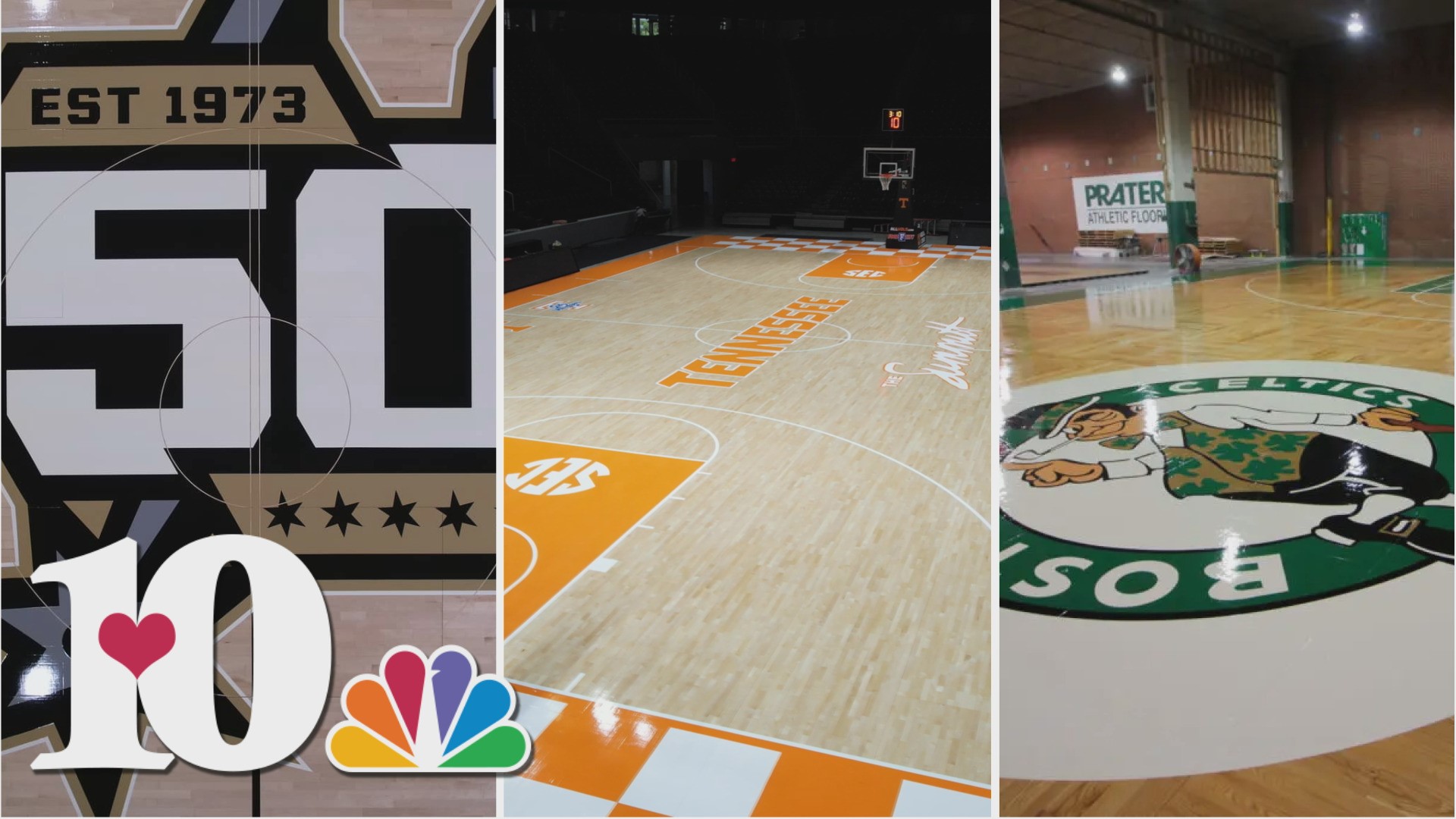 Praters Flooring in Chattanooga, Tennessee has been manufacturing basketball courts for over three decades.