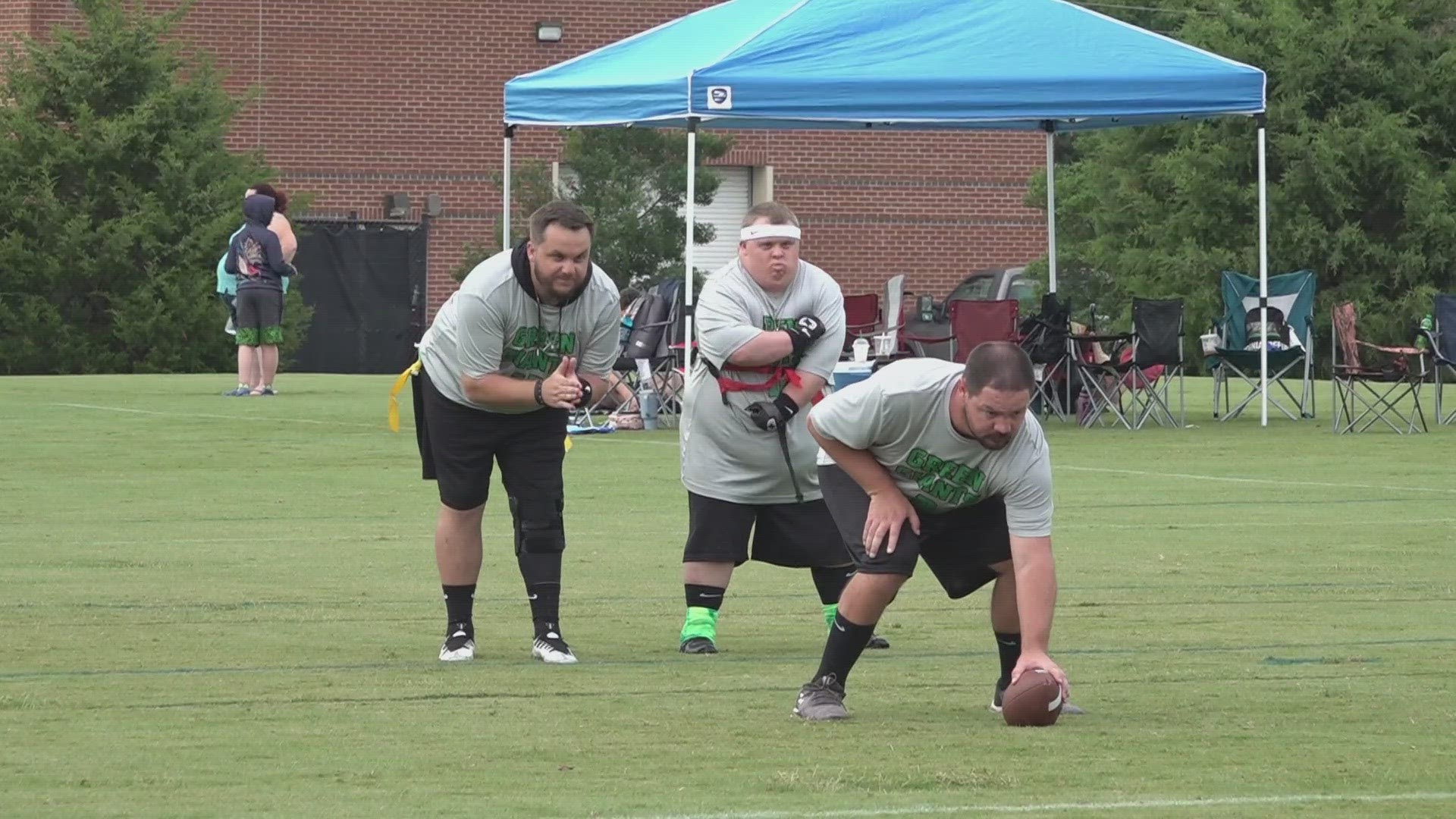 Special Olympic athletes were in Knoxville Saturday showing off their skills. It is part of the East Tennessee Regional Flag Football Invitational.