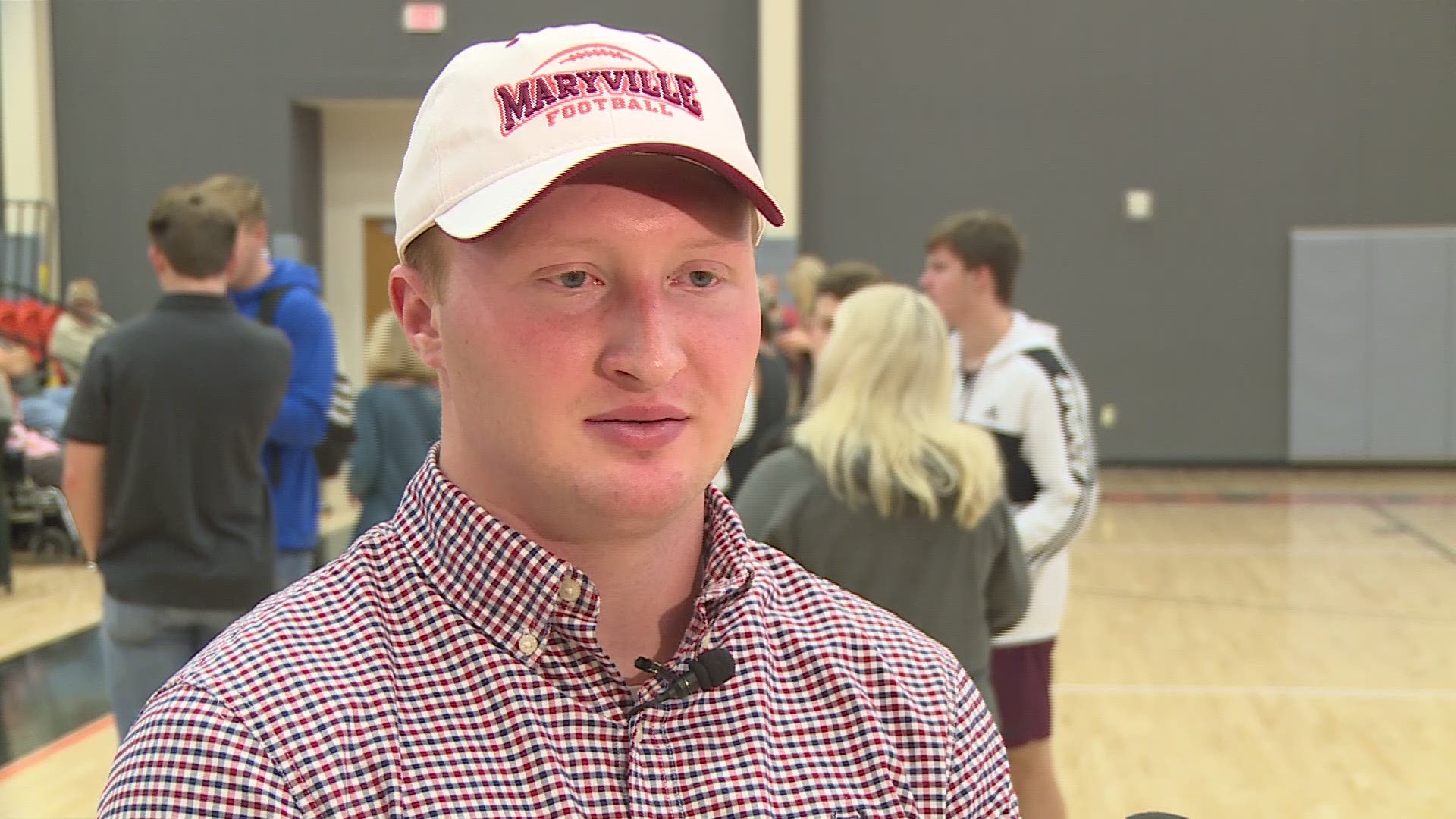 Josiah Millsaps is attending Maryville College to play football. After a car accident last year, he's incredibly happy to be in this moment.