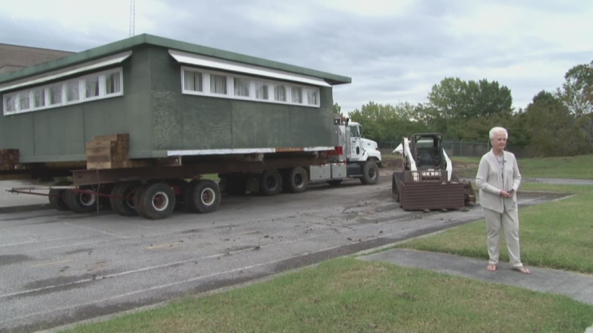 A piece of World War II history is making a big move today.