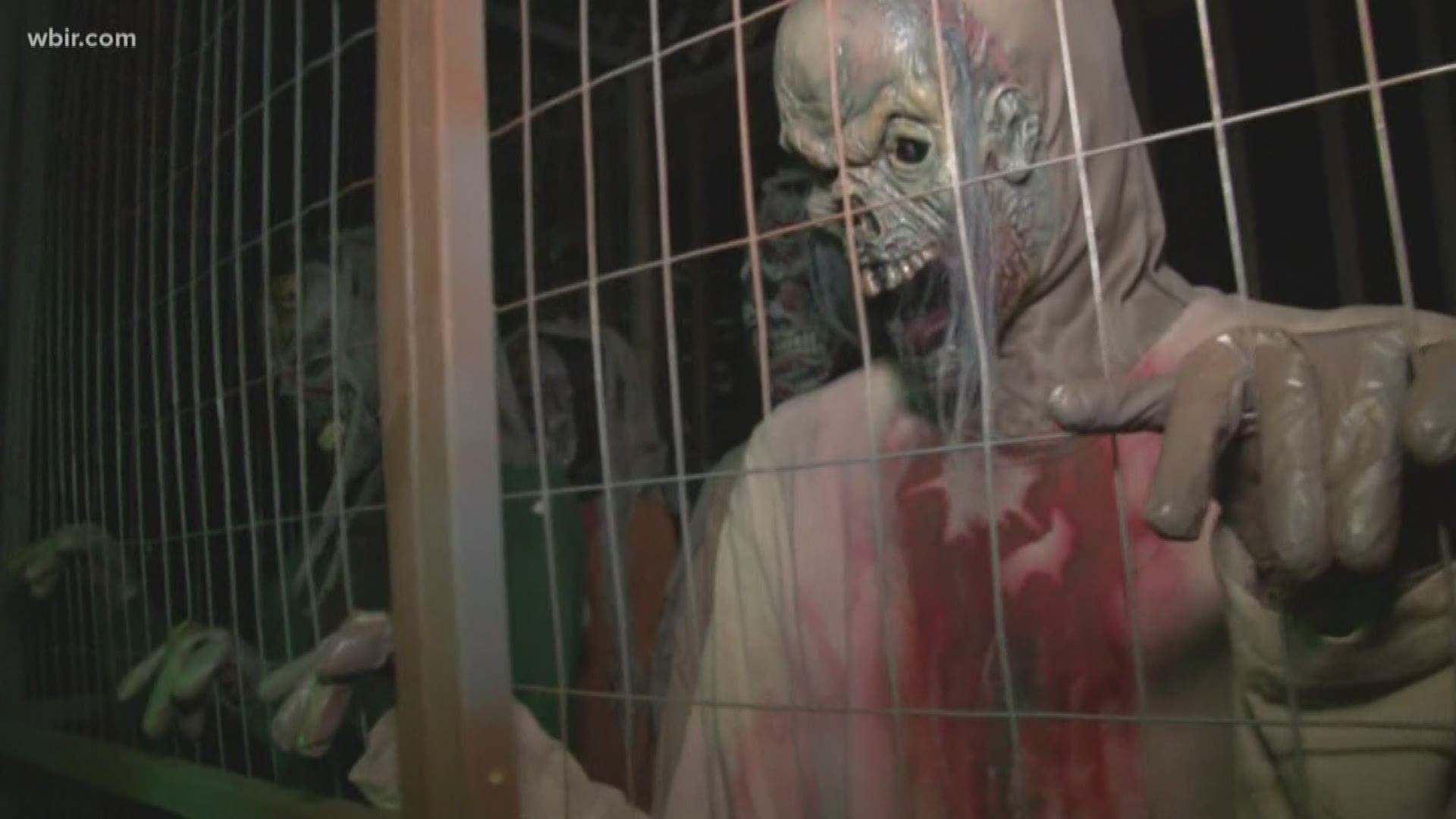 The time has come for haunted houses. But there's one family in Knoxville that not only likes to scare people but are doing it for a good cause.