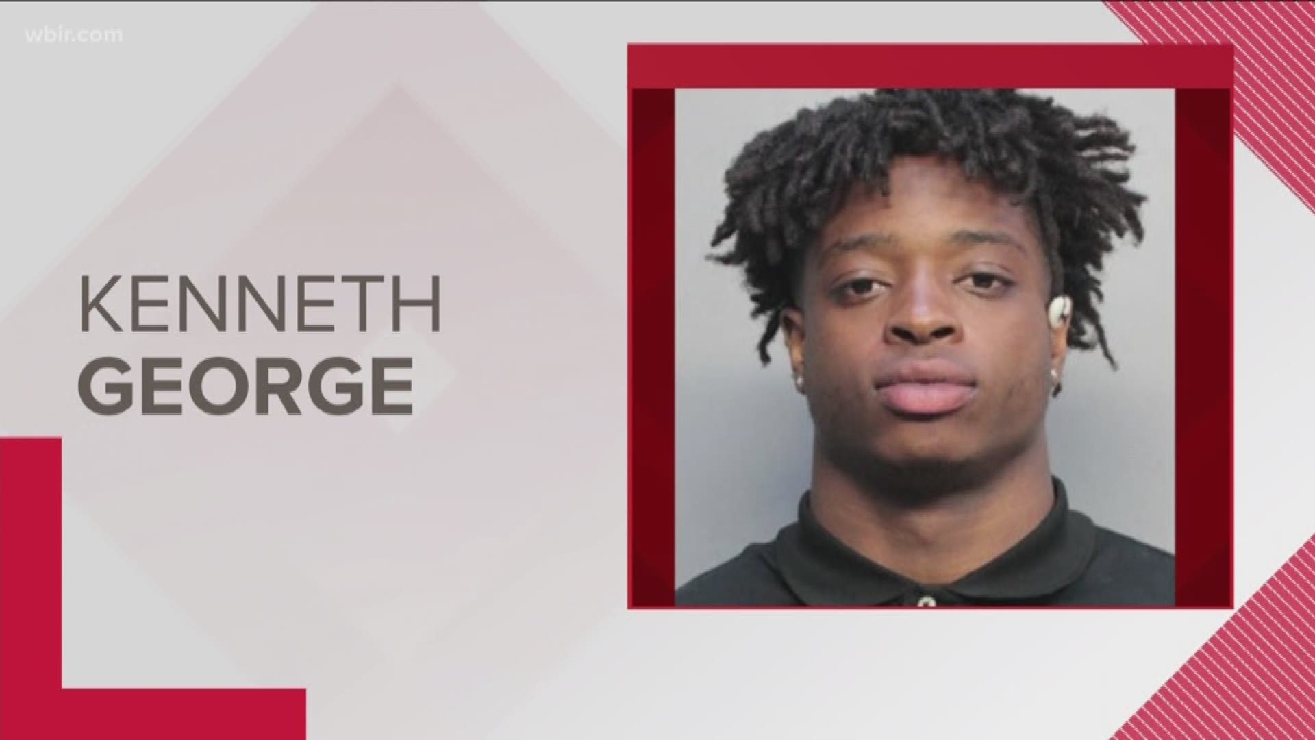 a University of Tennessee football player is facing charges in Florida after an altercation with a police officer.