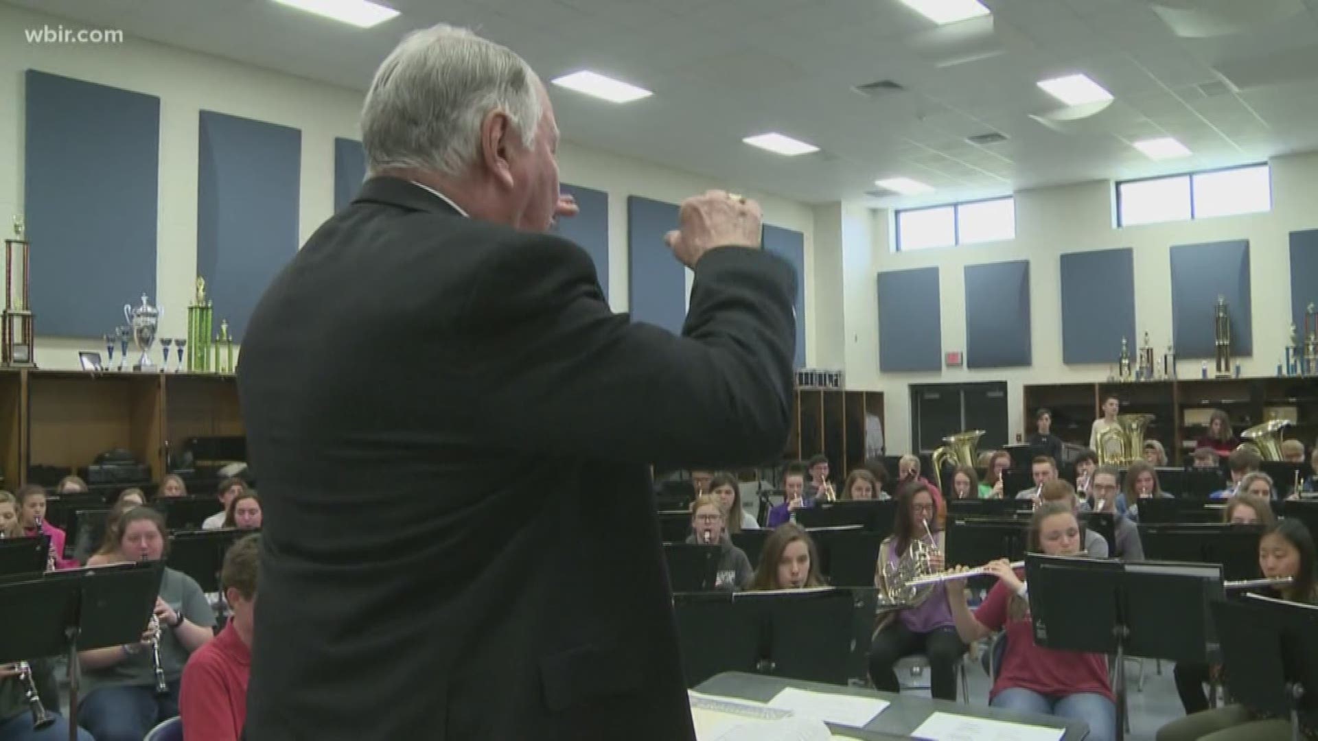 Col. Bourgeois is in town ahead of Monday's Tennessee Wind Symphony Concert.