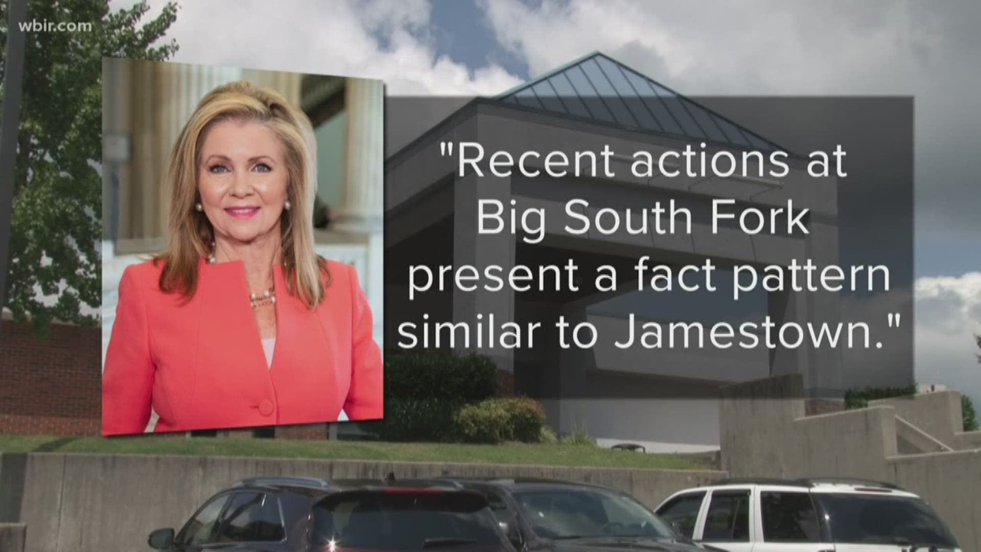 $2,336,000. That's how much Senator Marsha Blackburn says the hospital in Scott County owes the federal government. It is facing half a dozen tax liens.