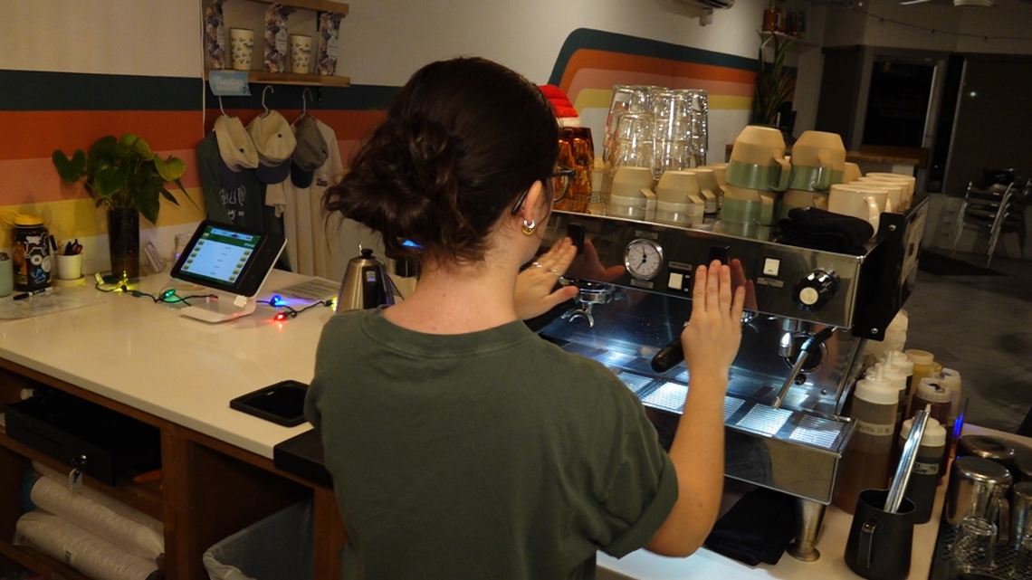 While you are sleeping, local coffee shop brews up business