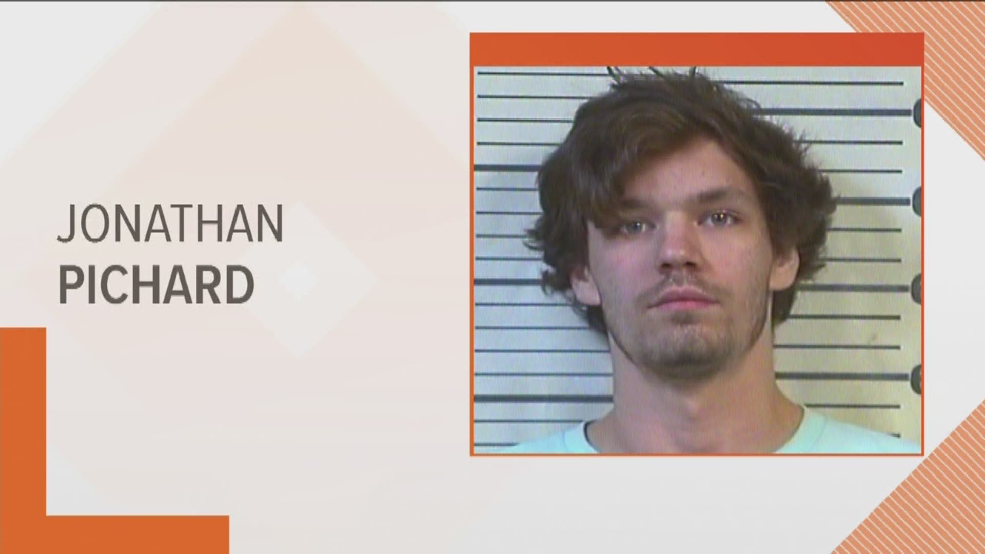 Investigators said Jonathan Pichard, 24, is charged with two counts of aggravated assault.