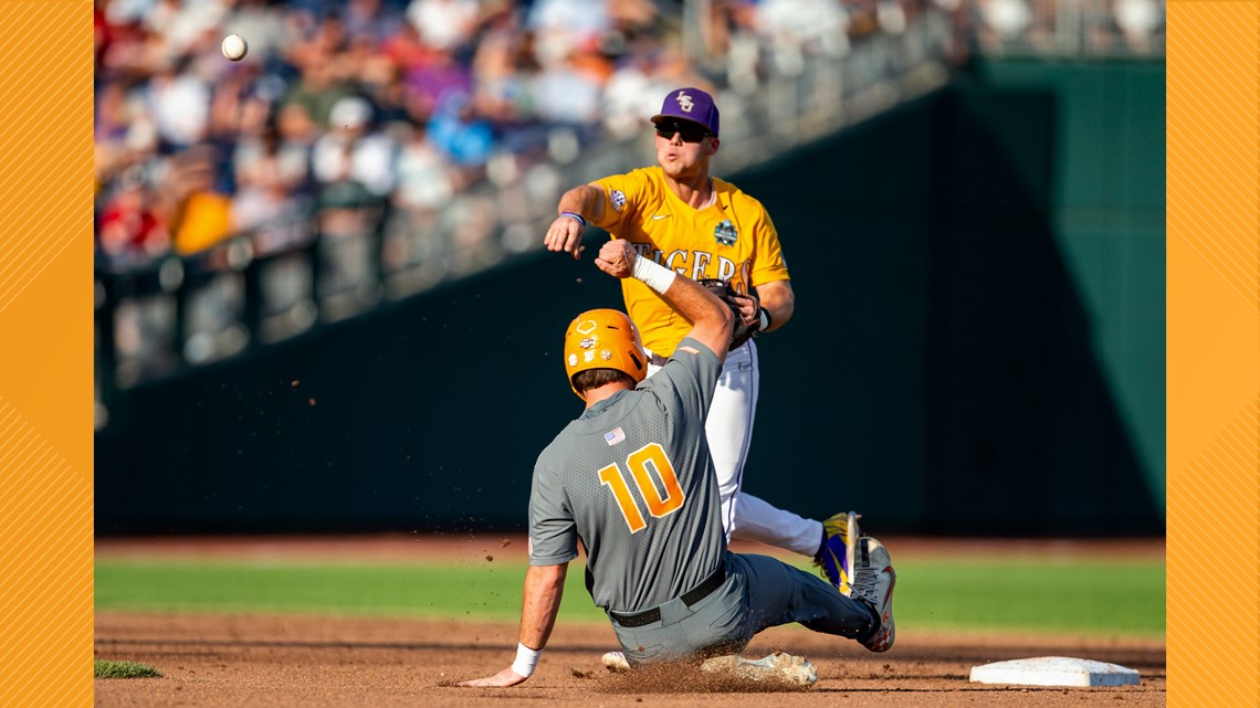 Tennessee baseball falls to LSU 5-0, season ends in CWS, Baseball