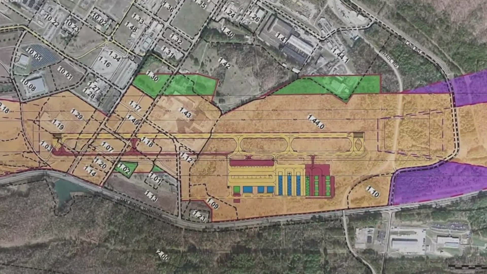 The city said the plans originally put the airport in the flight path of the newly proposed uranium enrichment facility, which means some plans will need reworking.