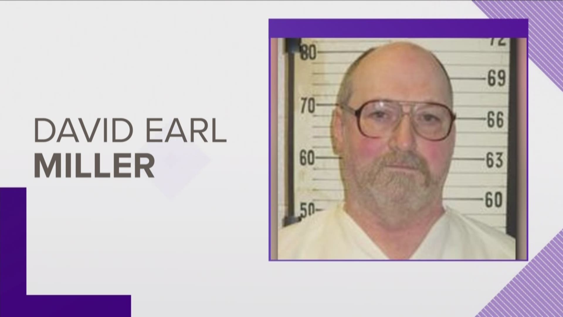David Earl Miller has been on Tennessee's death row for almost four decades for the brutal rape and murder of Lee Standifer.