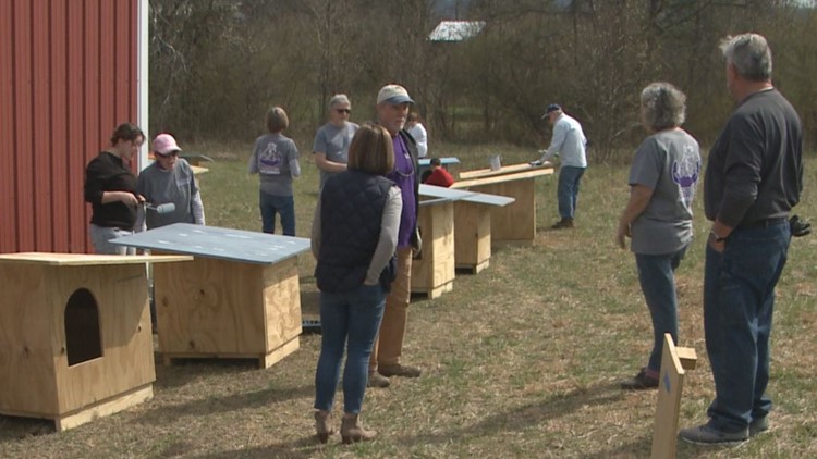 Pay it Forward: Blount County volunteers build homes for animals in need