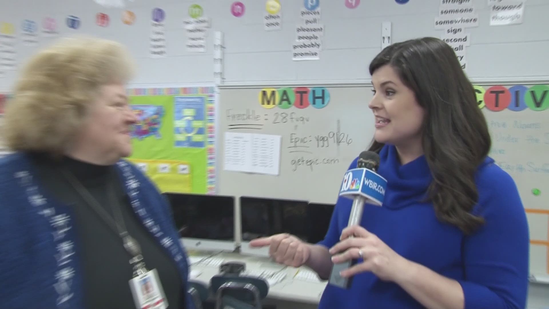 10News anchor Heather Waliga visited Christenberry Elementary on Feb. 19, 2020, to see what makes them so cool.