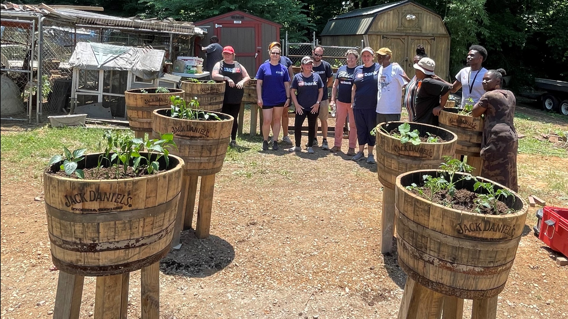 A homegrown charity in East Tennessee builds free gardens for veterans and first responders.