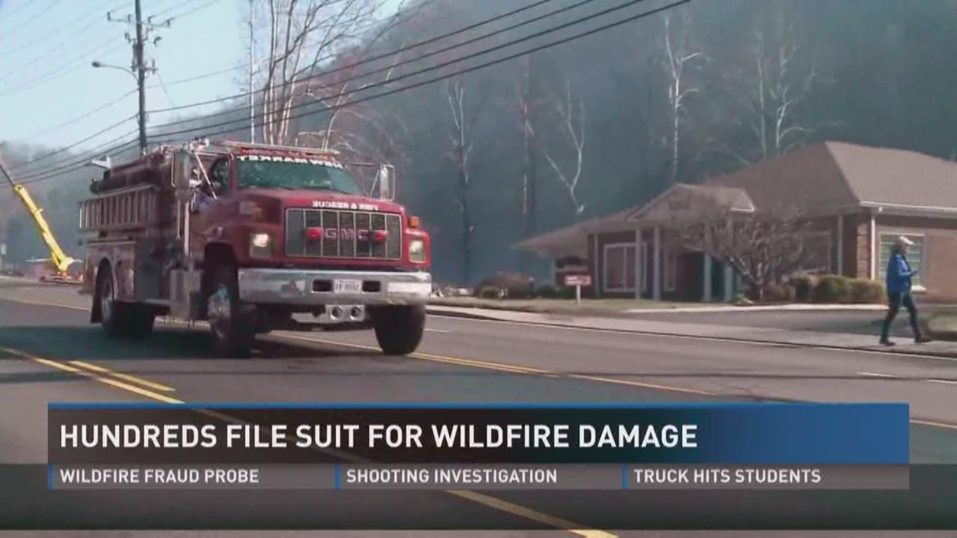Sept. 1, 2017: A Knoxville attorney says he represents roughly 200 people who plan to file lawsuits against the U.S. Department of the Interior for negligence in the Sevier County wildfires.