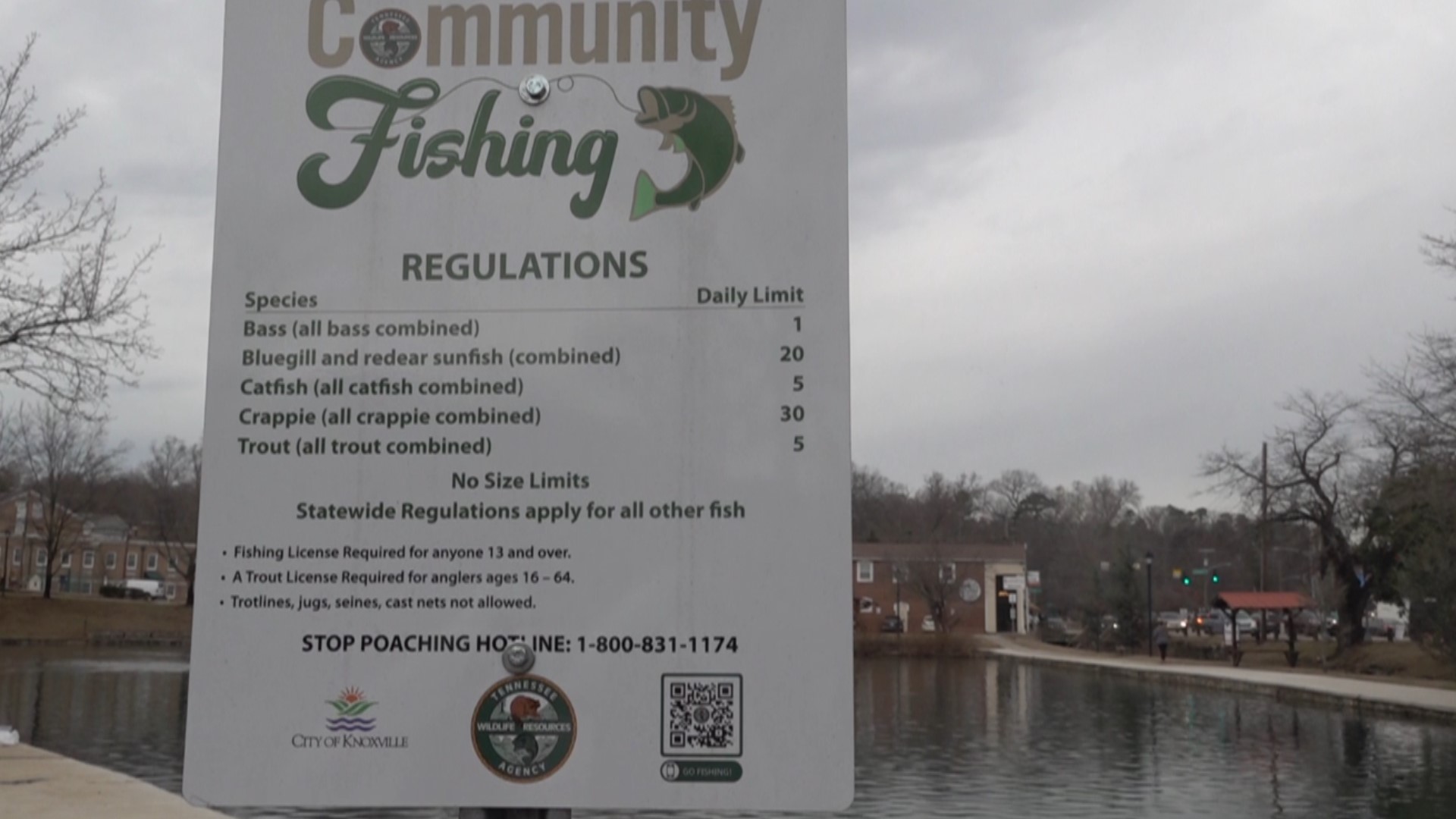 TWRA refills trout in Fountain City Lake as part of annual stocking