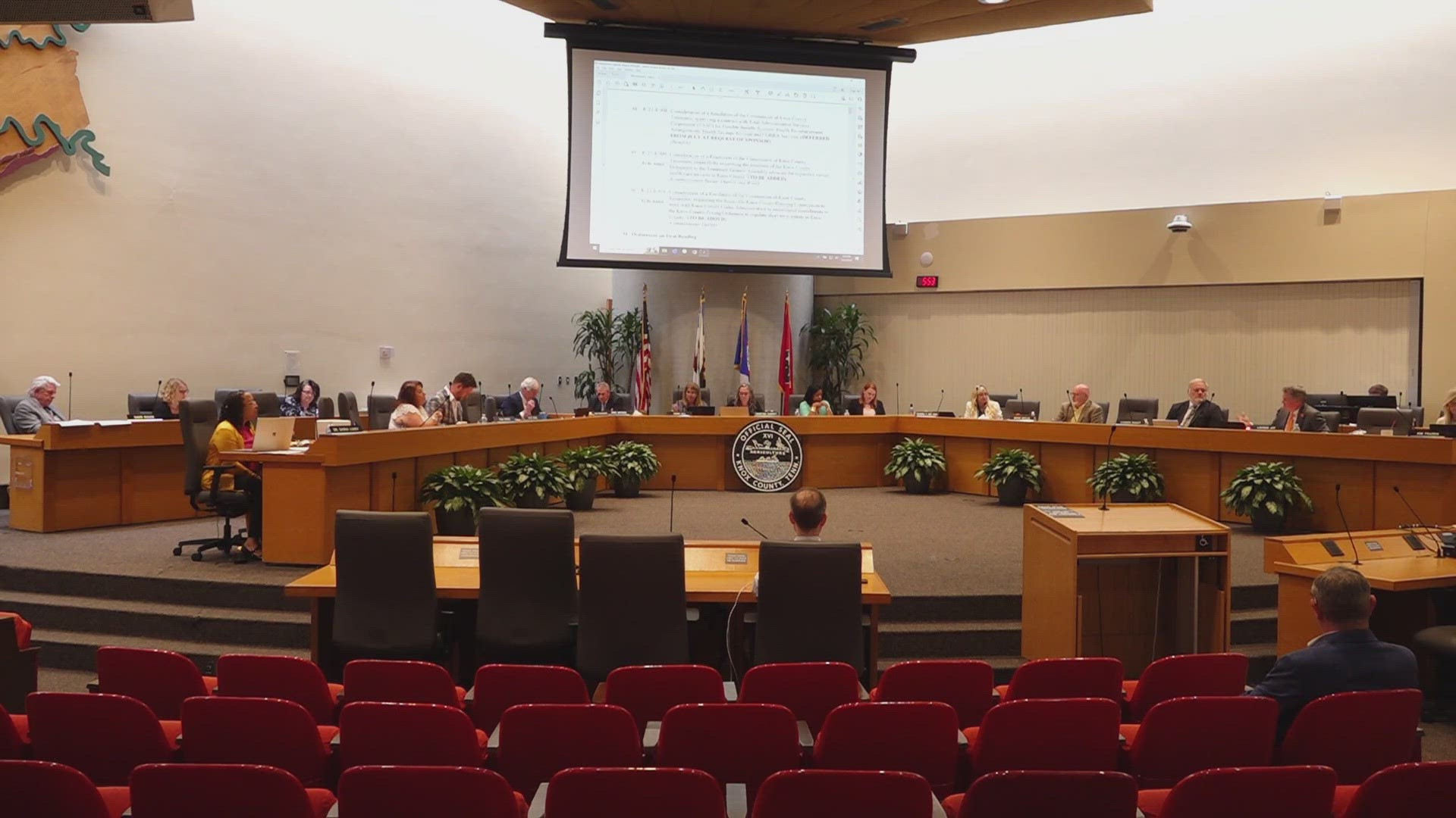 The Knox County Commission will meet on Aug. 28 for its regular meeting.