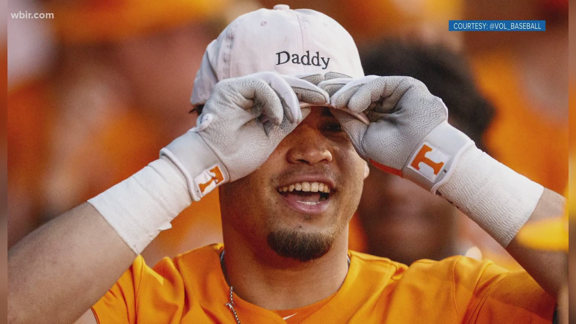 The Daddy Hat is passed to a player that hits a homerun--- something the Vols have done a lot of in their road to the College World Series!