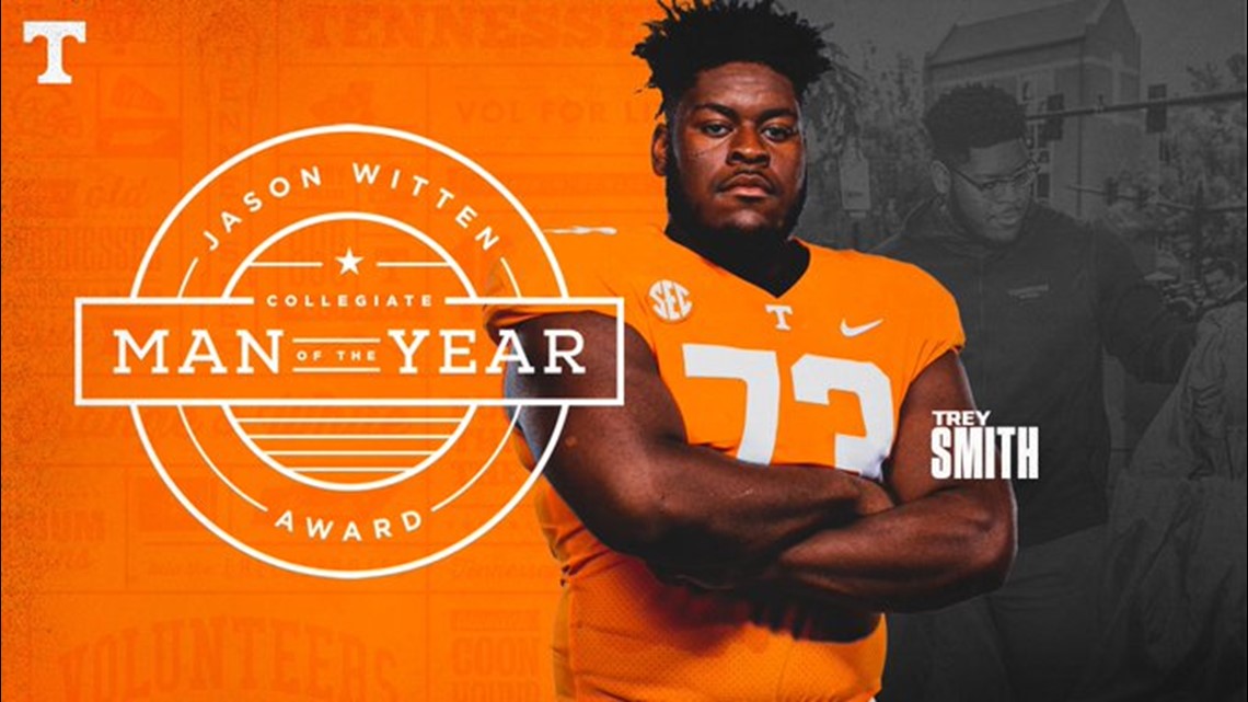 Vols OL Trey Smith semifinalist for Jason Witten Collegiate Man of the Year