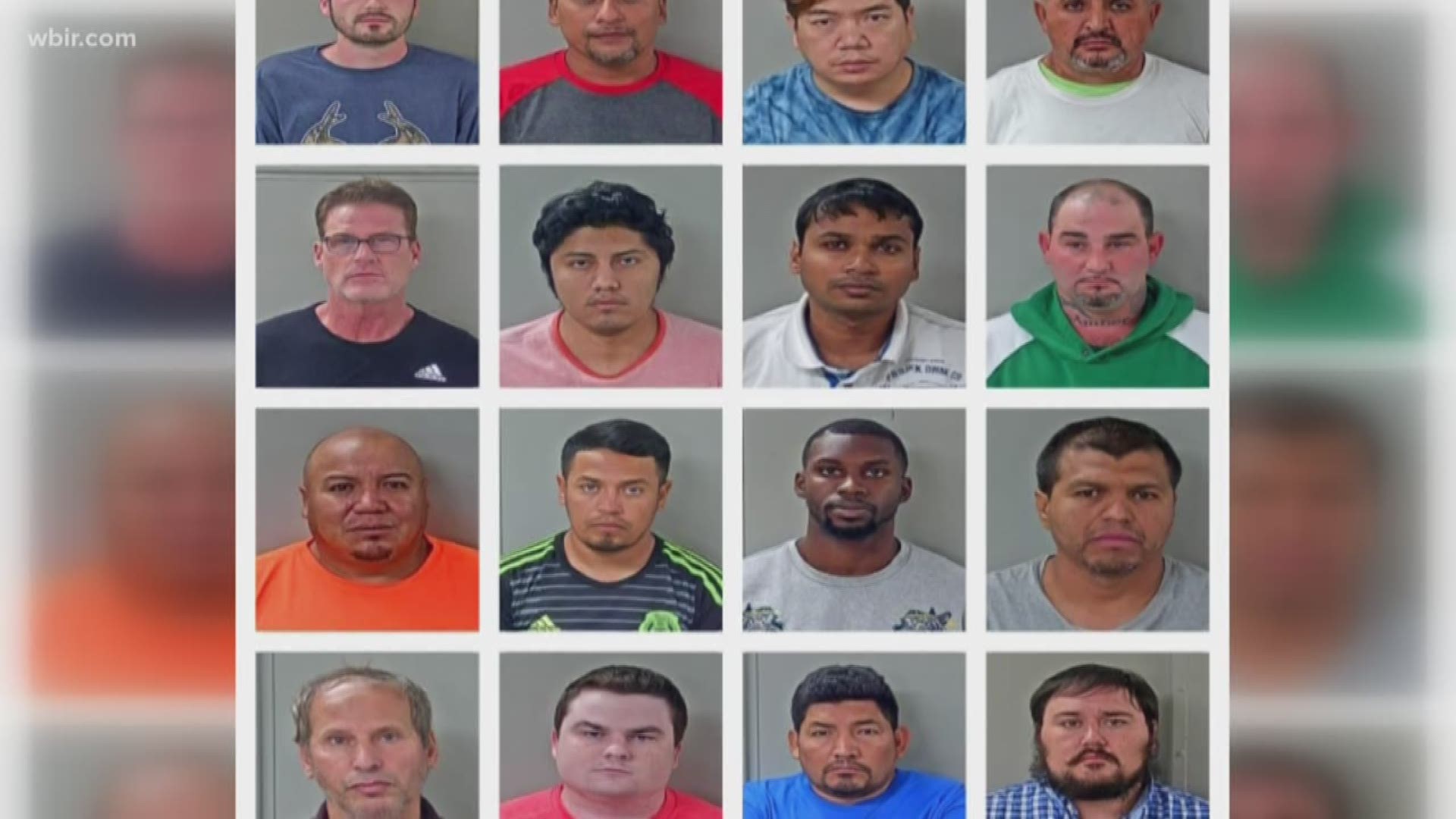 Tbi 16 Rutherford County Men Arrested In Human Trafficking Sting