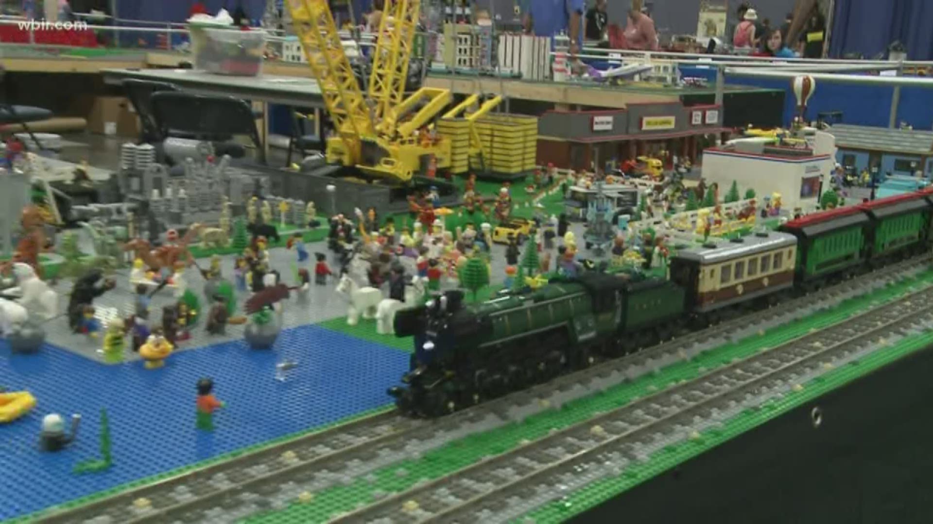 There were giant LEGO displays built by professional LEGO artists.