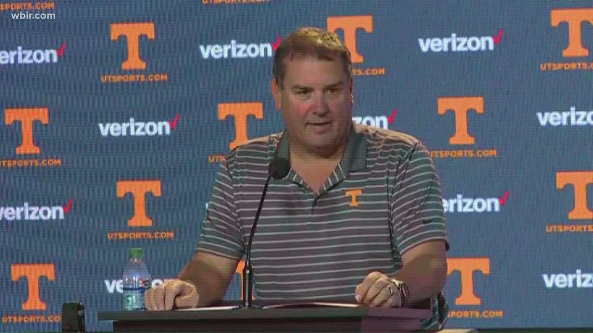 UT  Interim Head Coach Brady Hoke talks about the next two games for the Volunteers
November 13, 2017-4pm