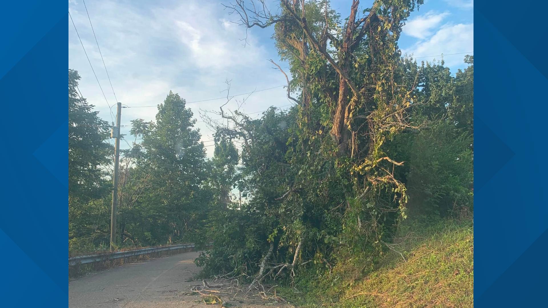 Moderate Rear Damage Up to 10 homes damaged after strong winds in Morristown, NWS says ...