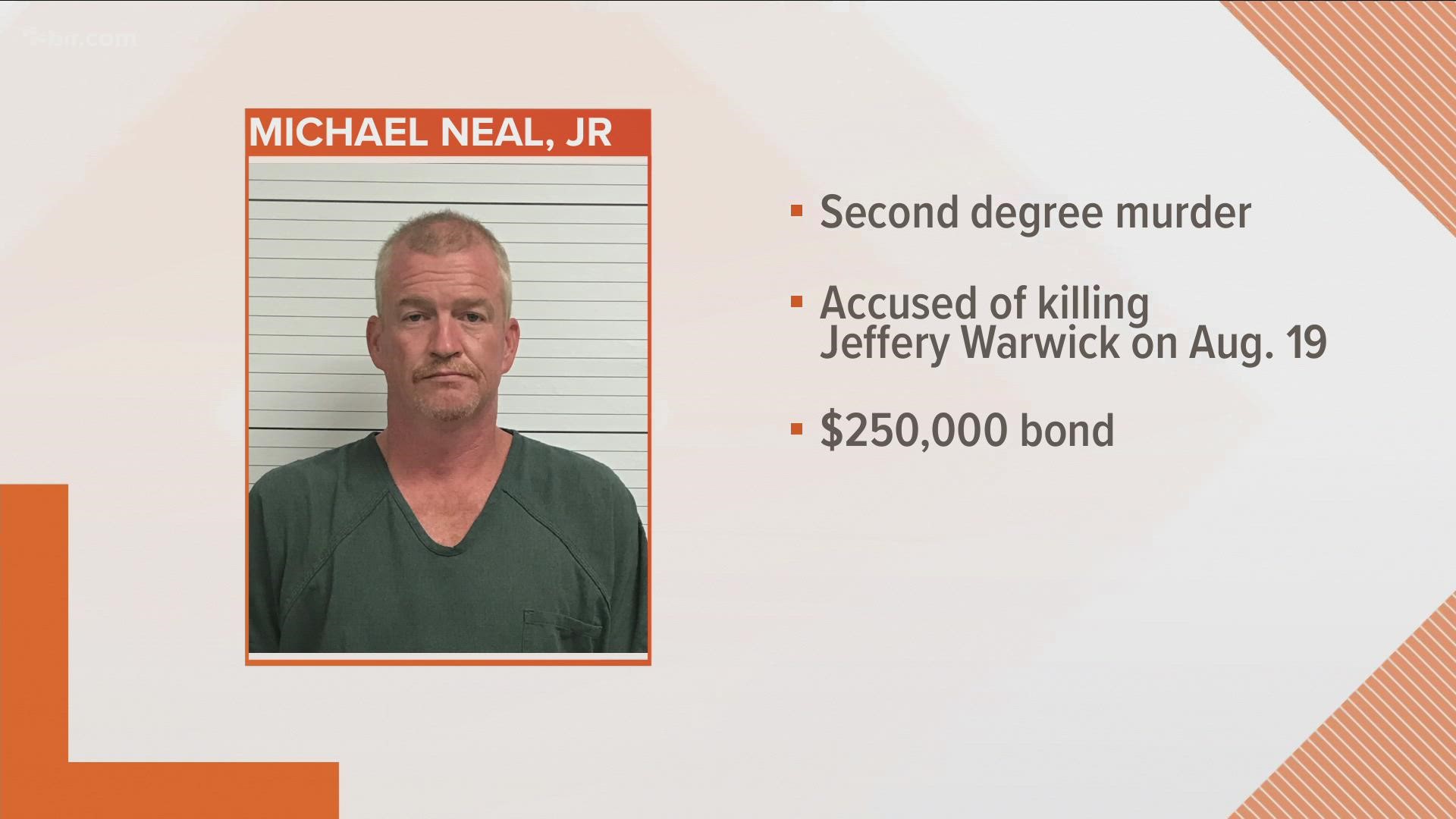 Agents said they identified Michael Neal Jr. as the suspect in the August shooting death of Jeffery Warwick.