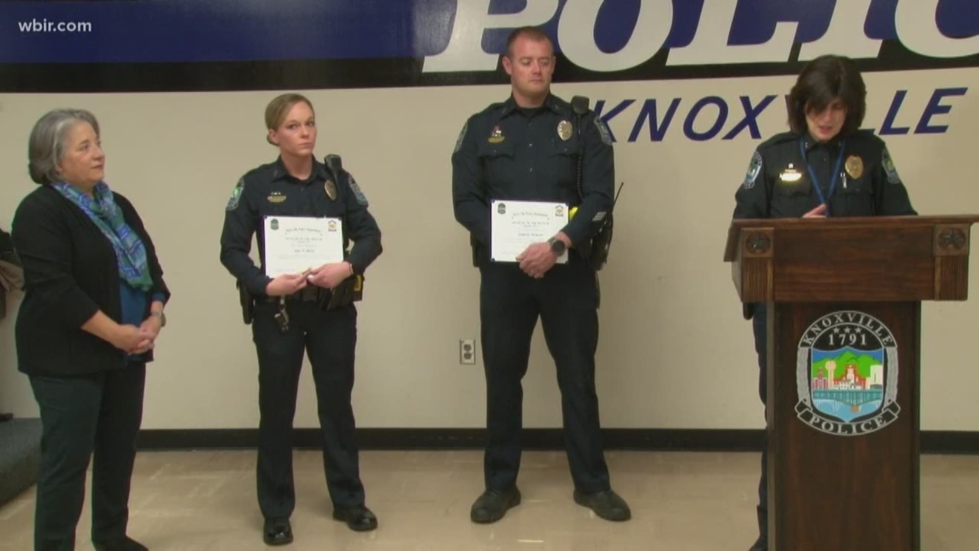 Today, KPD and city leaders recognized some of the department's outstanding officers.